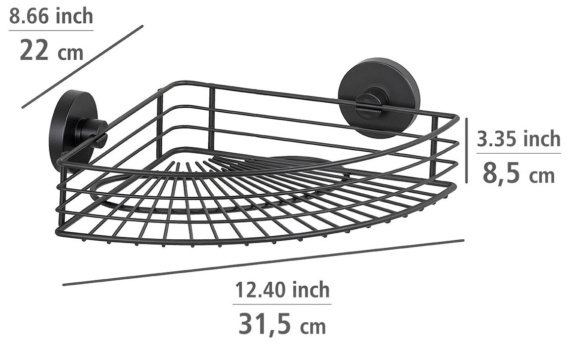 WENKO Duschablage »Vacuum-Loc«, 1 Etage