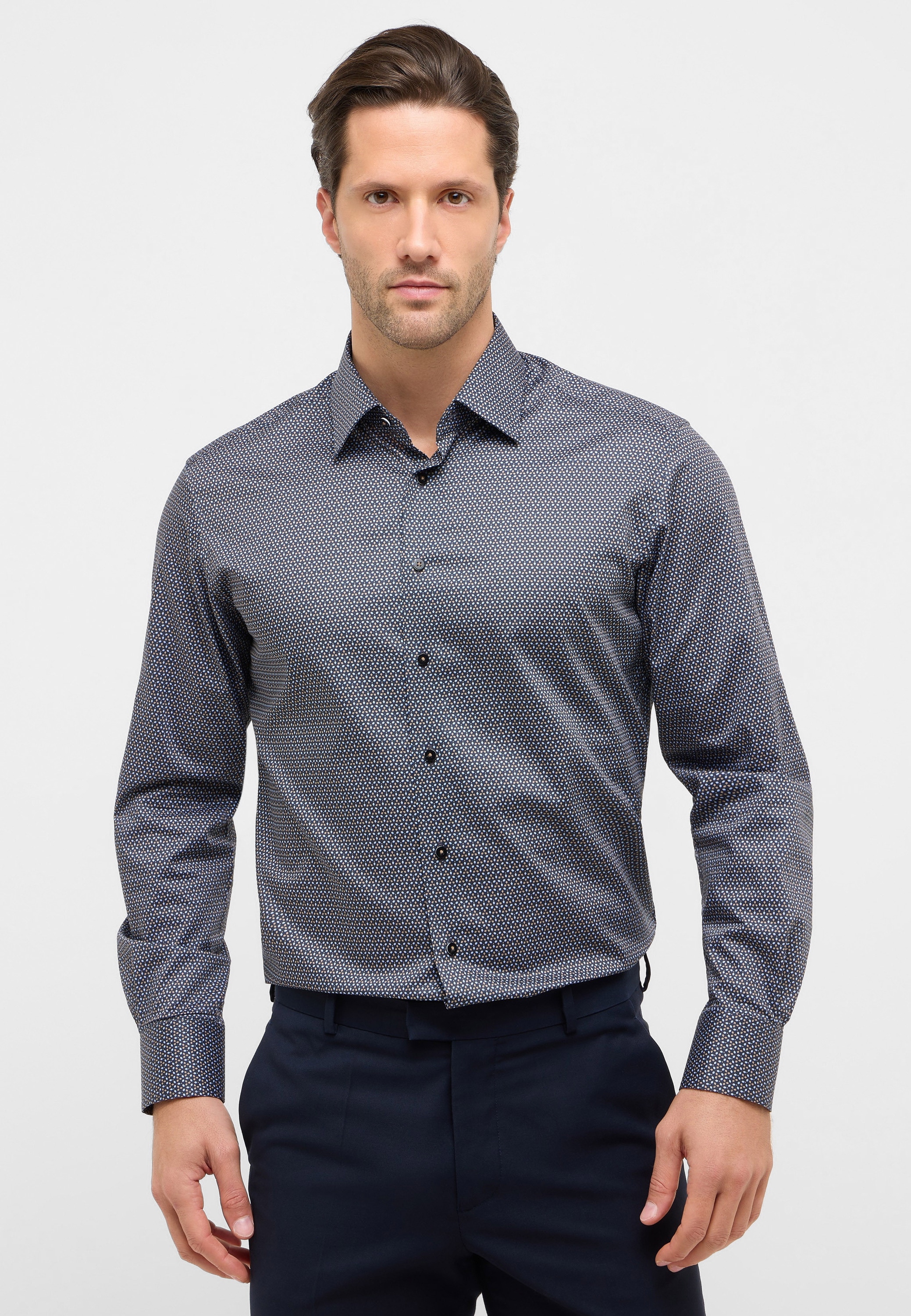 Eterna Langarmhemd »MODERN FIT« NON IRON (bügelfrei)