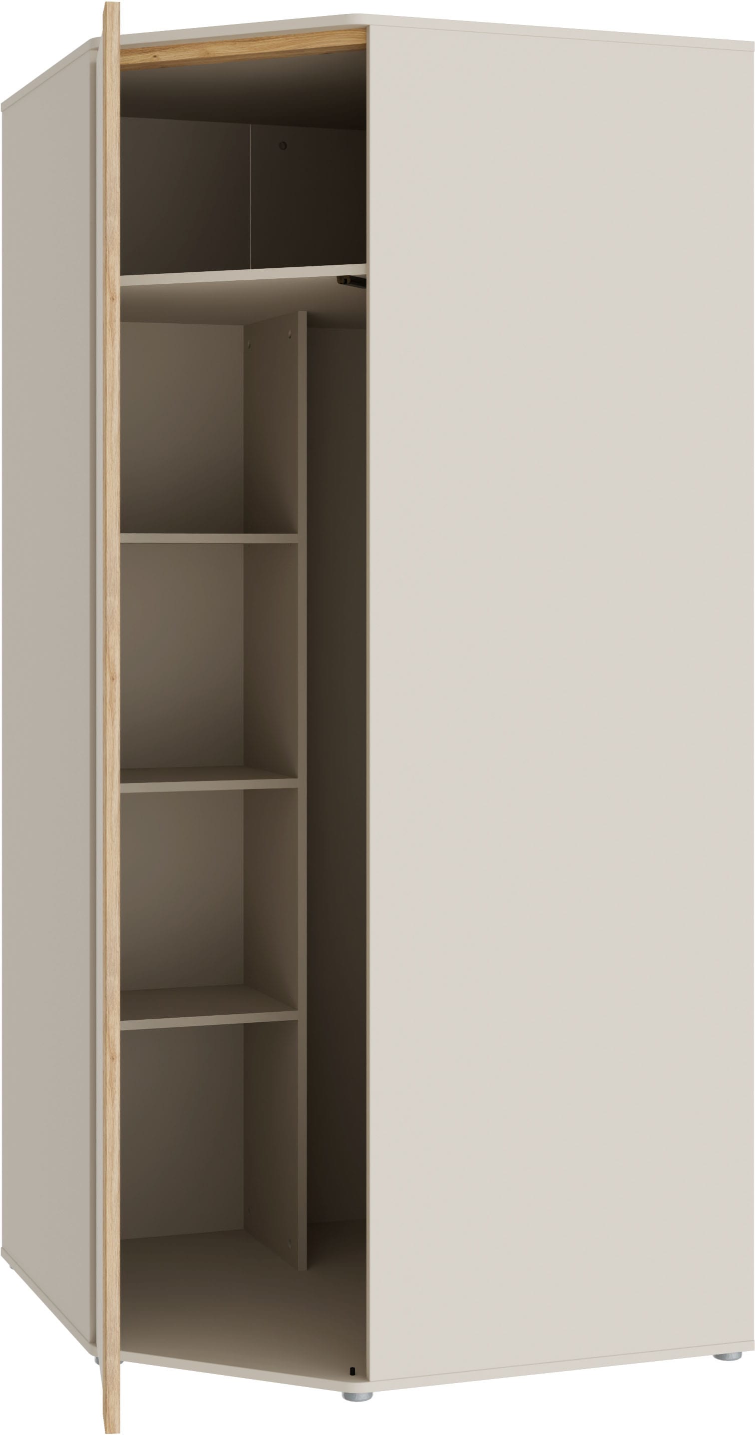 FORTE Eckkleiderschrank, B/H/T 92,2/193,7/92,2 cm
