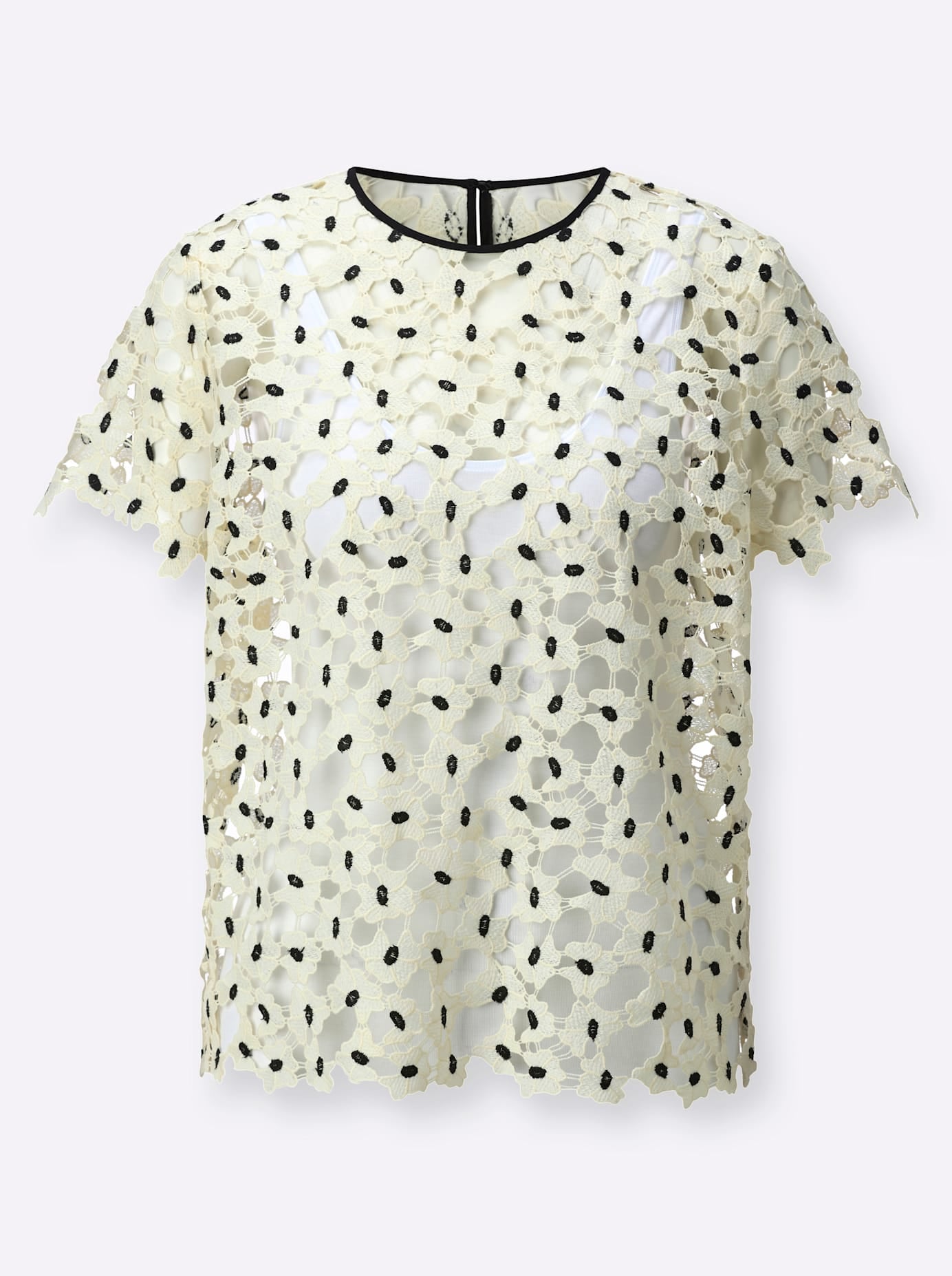 creation L Spitzenbluse