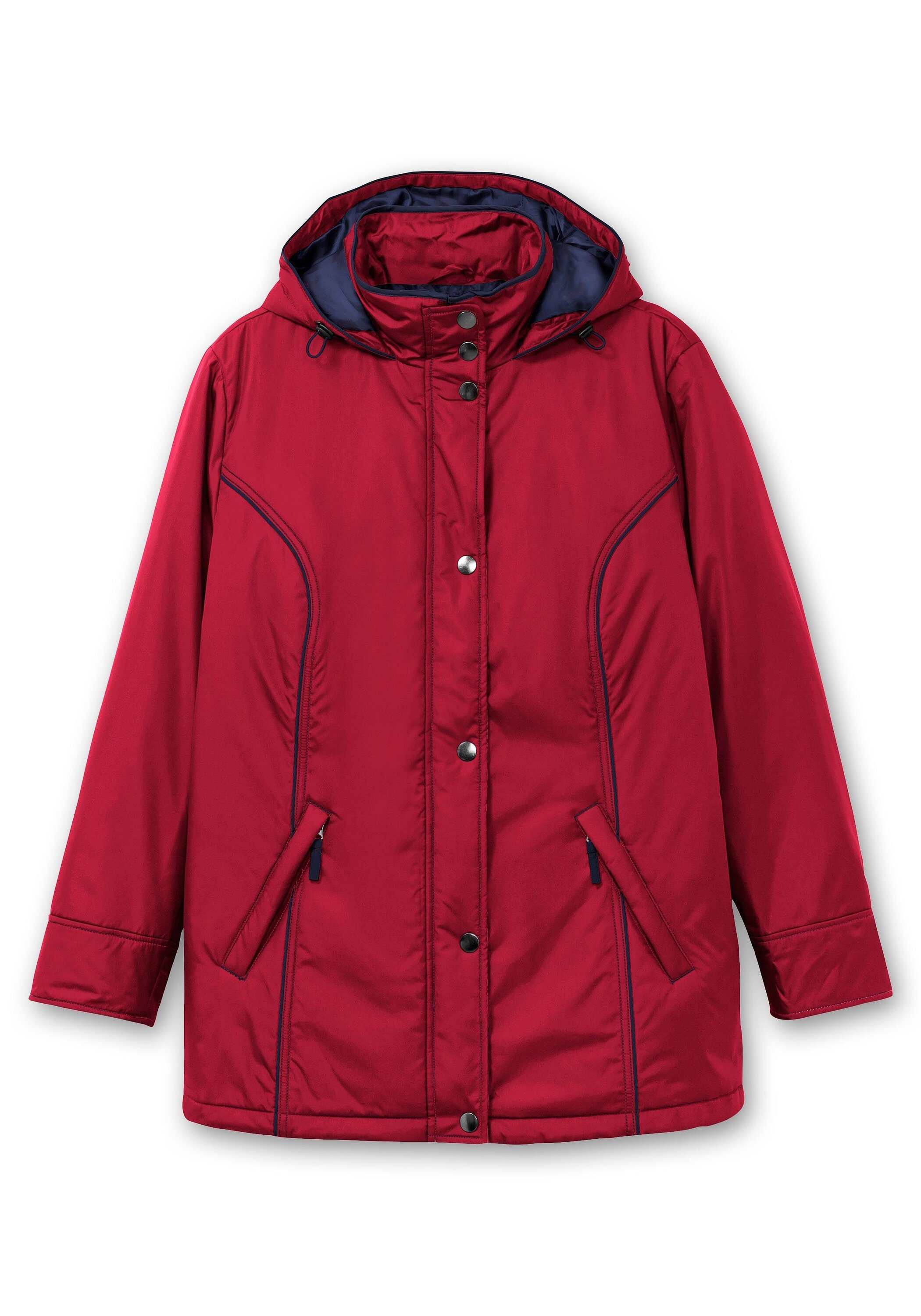 Sheego Outdoorjacke »Funktionsjacke wärmend, wind- und wasserabweisend«, mit Kapuze, wärmend, wind- und wasserabweisend