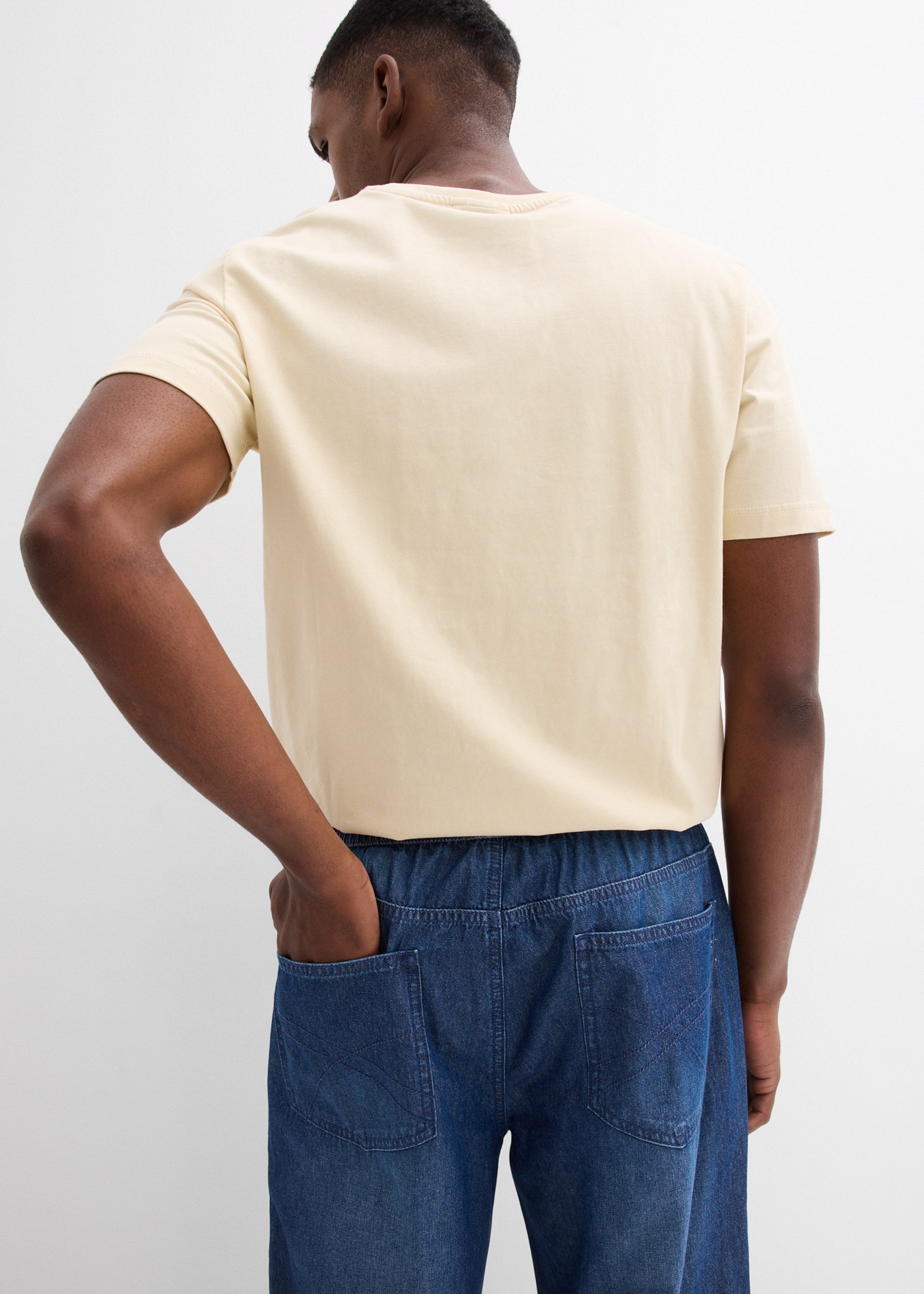 bonprix Schlupfjeans Packung, 2 klassischer Schnitt, aus reiner Baumwolle, mit Washed-Effekt