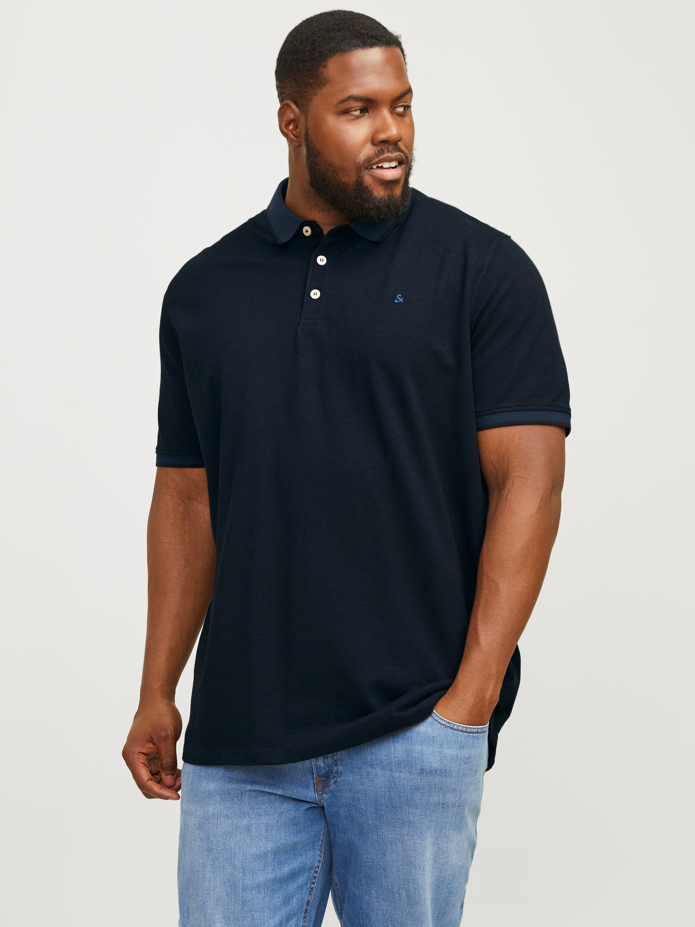 Jack & Jones PlusSize Poloshirt »Paulus Polo«, bis Größe 6XL