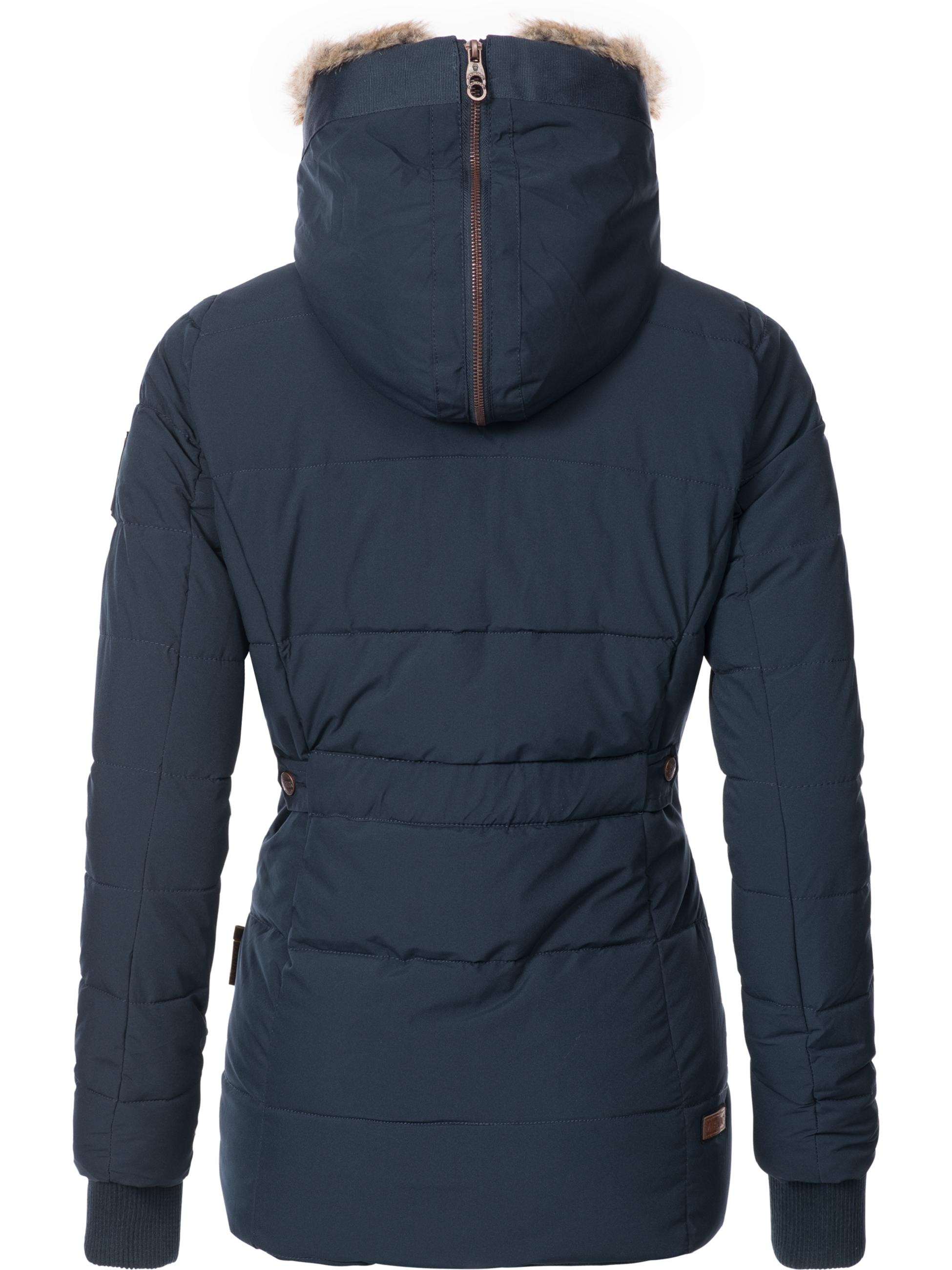 Marikoo Winterjacke »Winterjacke Nekoo«, mit Kapuze, stylische Damen Steppjacke mit großer Kapuze
