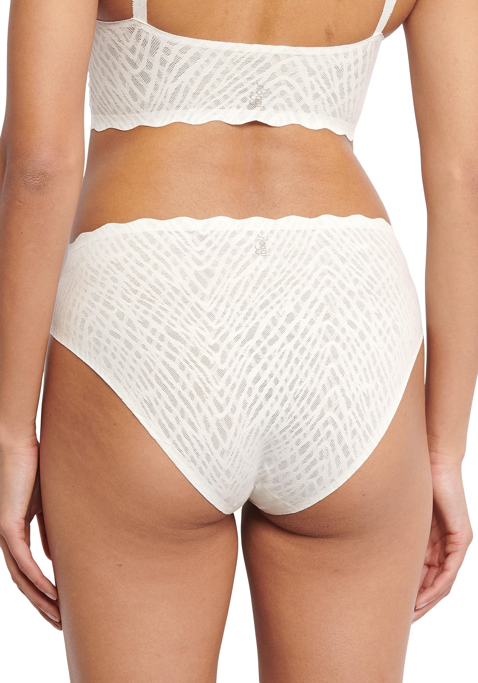 sloggi Slip »ZERO Feel Bliss High leg«, nahtlos mit Spitzenoptik
