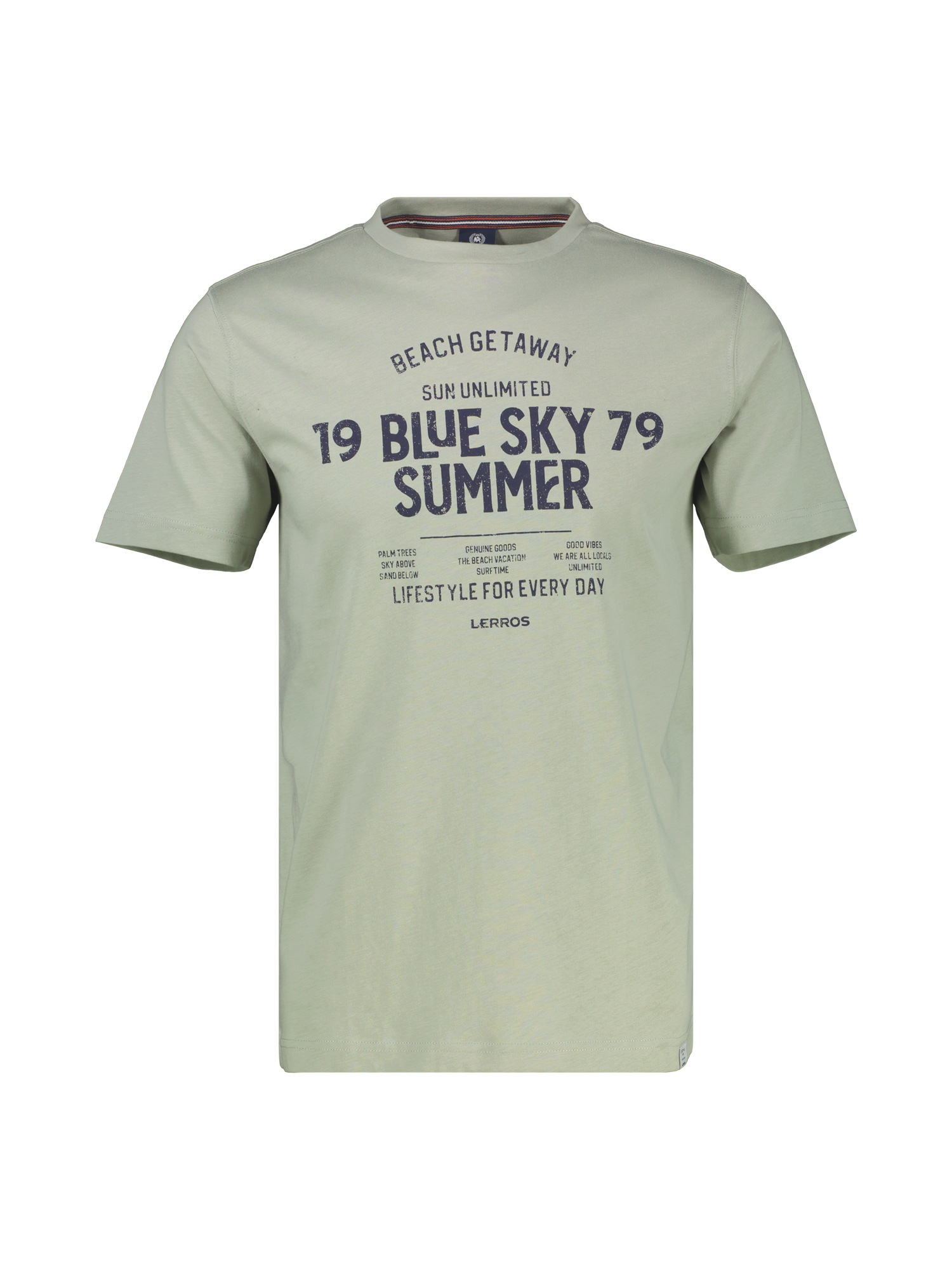 LERROS T-Shirt »LERROS Herren T-Shirt mit Brustprint«