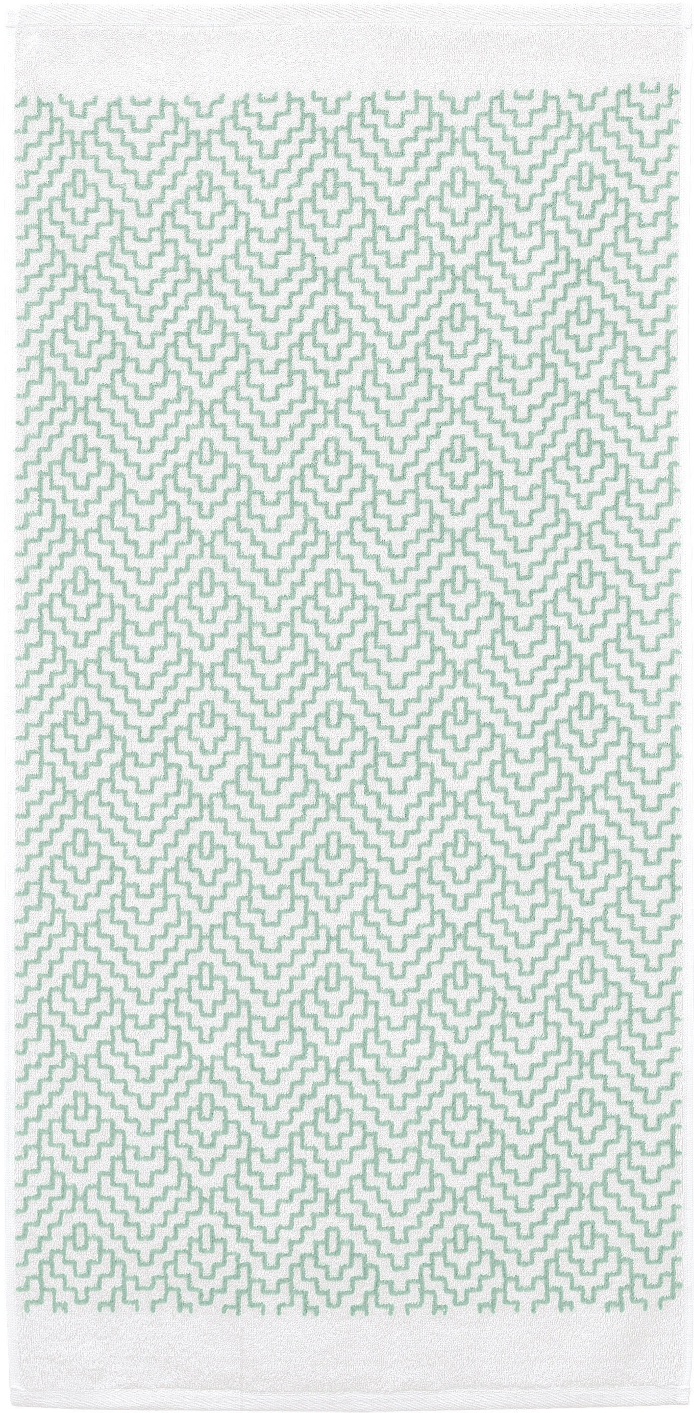 Kleine Wolke Handtuch »Botany«, (1 St., Handtuch 50 x 100 cm), modernes Rauten Design