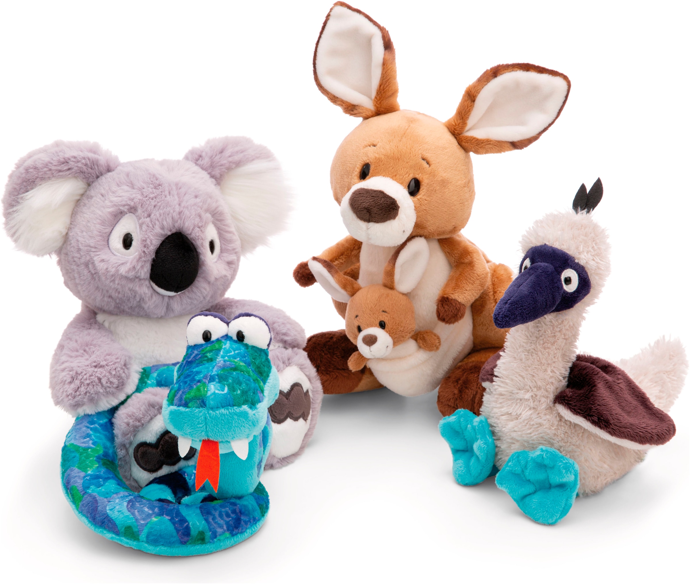 Nici Kuscheltier »Wild Friends GREEN, Schlange ZsaZsa 25 cm«