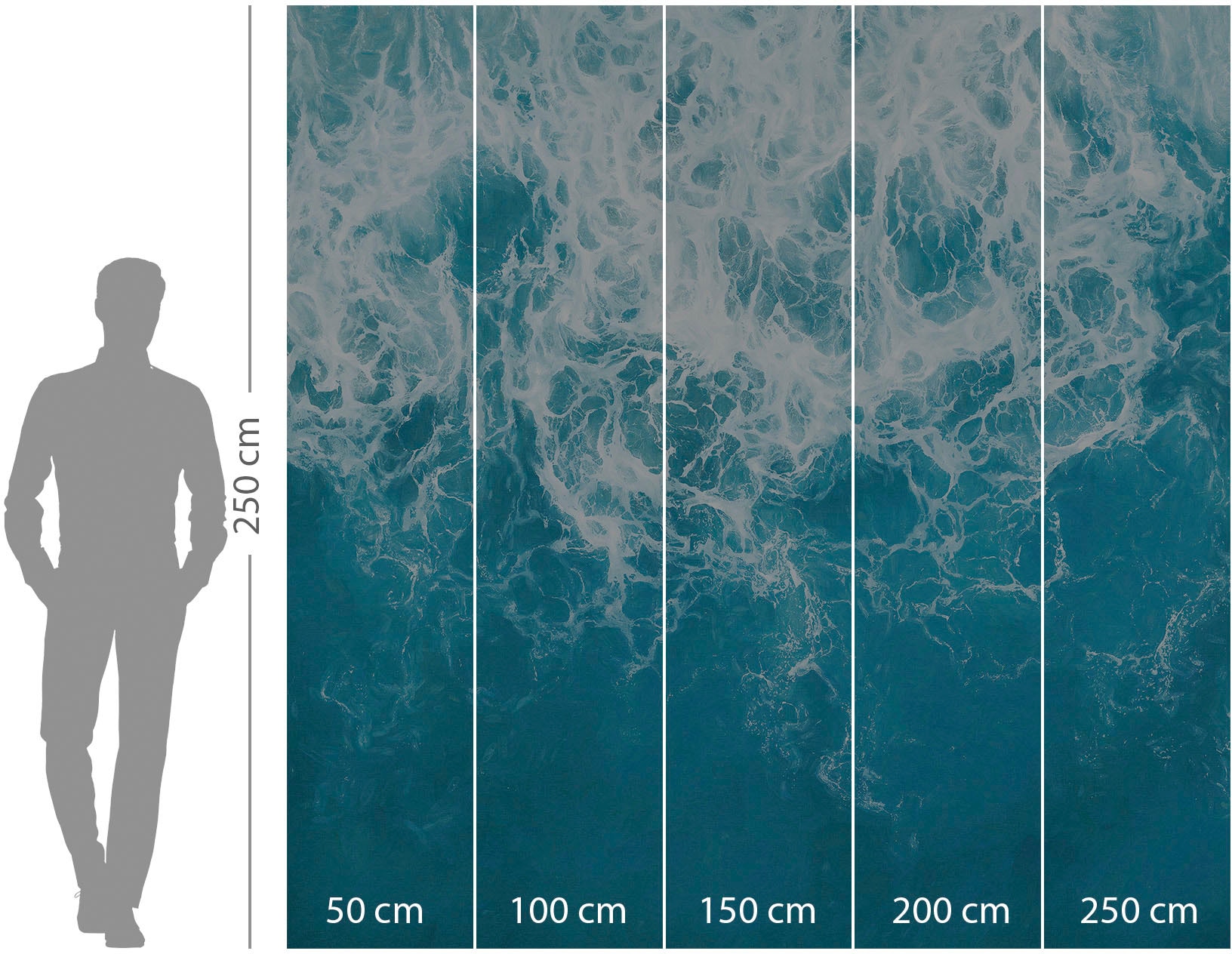 Komar Vliestapete »The Shore«, 250x250 cm (Breite x Höhe)