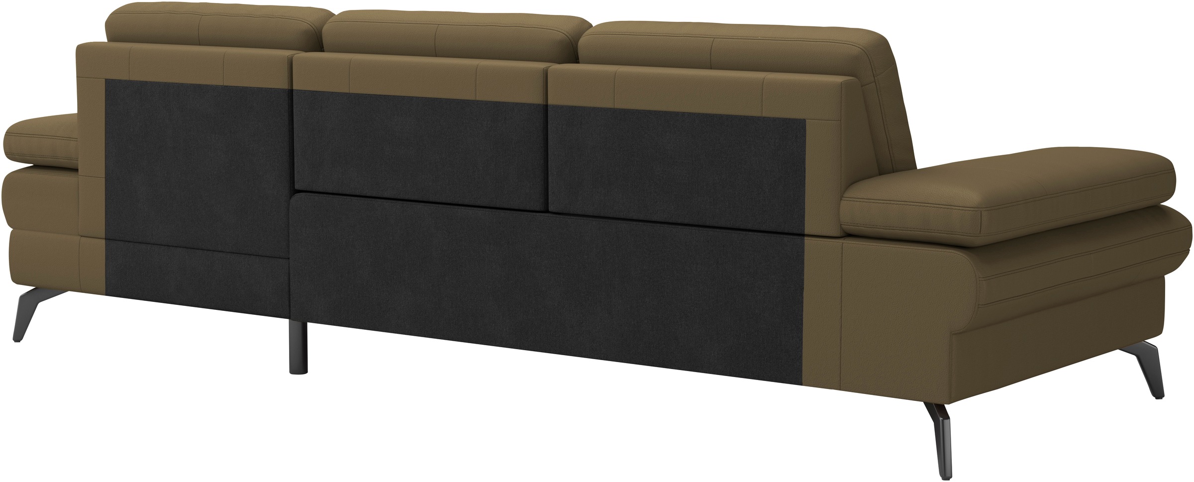 sit&more Ecksofa »Morris L-Form, inkl. Sitztiefenverstellung«, wahlweise mit Armteilverstellung, Bettfunktion & Bettkasten