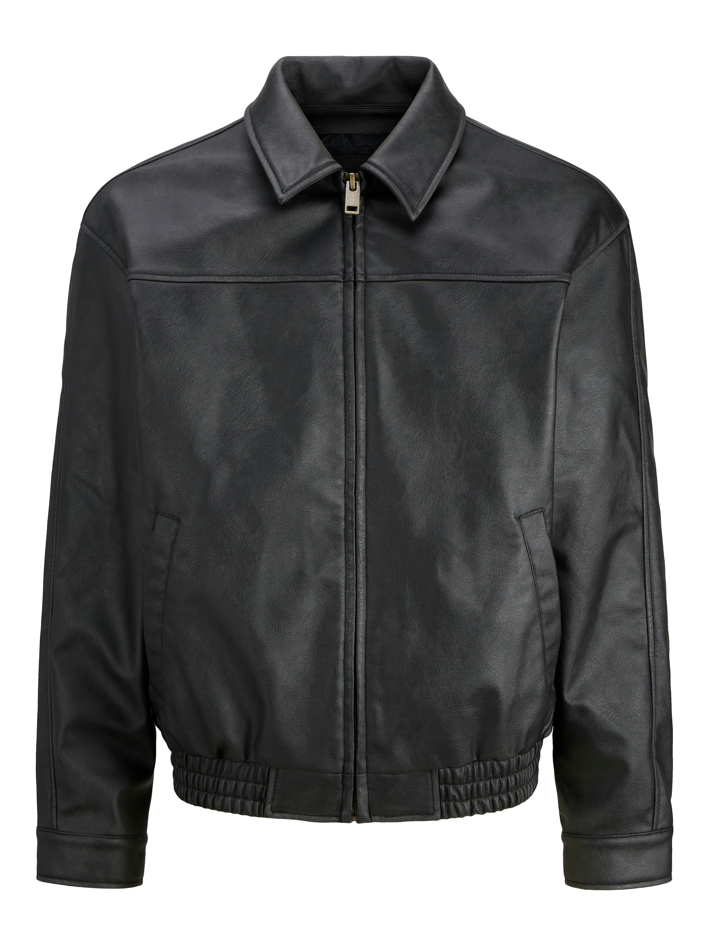 Jack & Jones Lederimitatjacke »JJMARLON PU JACKET« Kunstfaser, regular fit