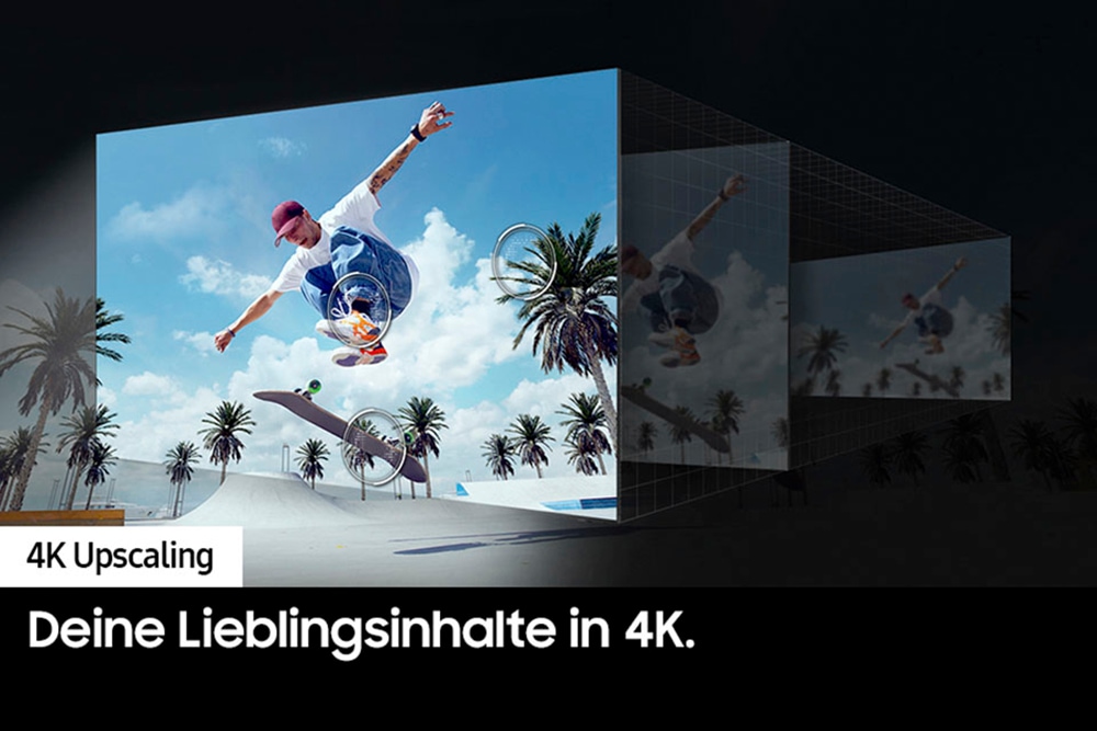 Samsung LED-Fernseher »GU85DU8079U«, 4K Ultra HD, Smart-TV, Crystal UHD, Q-Symphony, Dolby Surround Sound, Triple Tuner, Smart-Hub