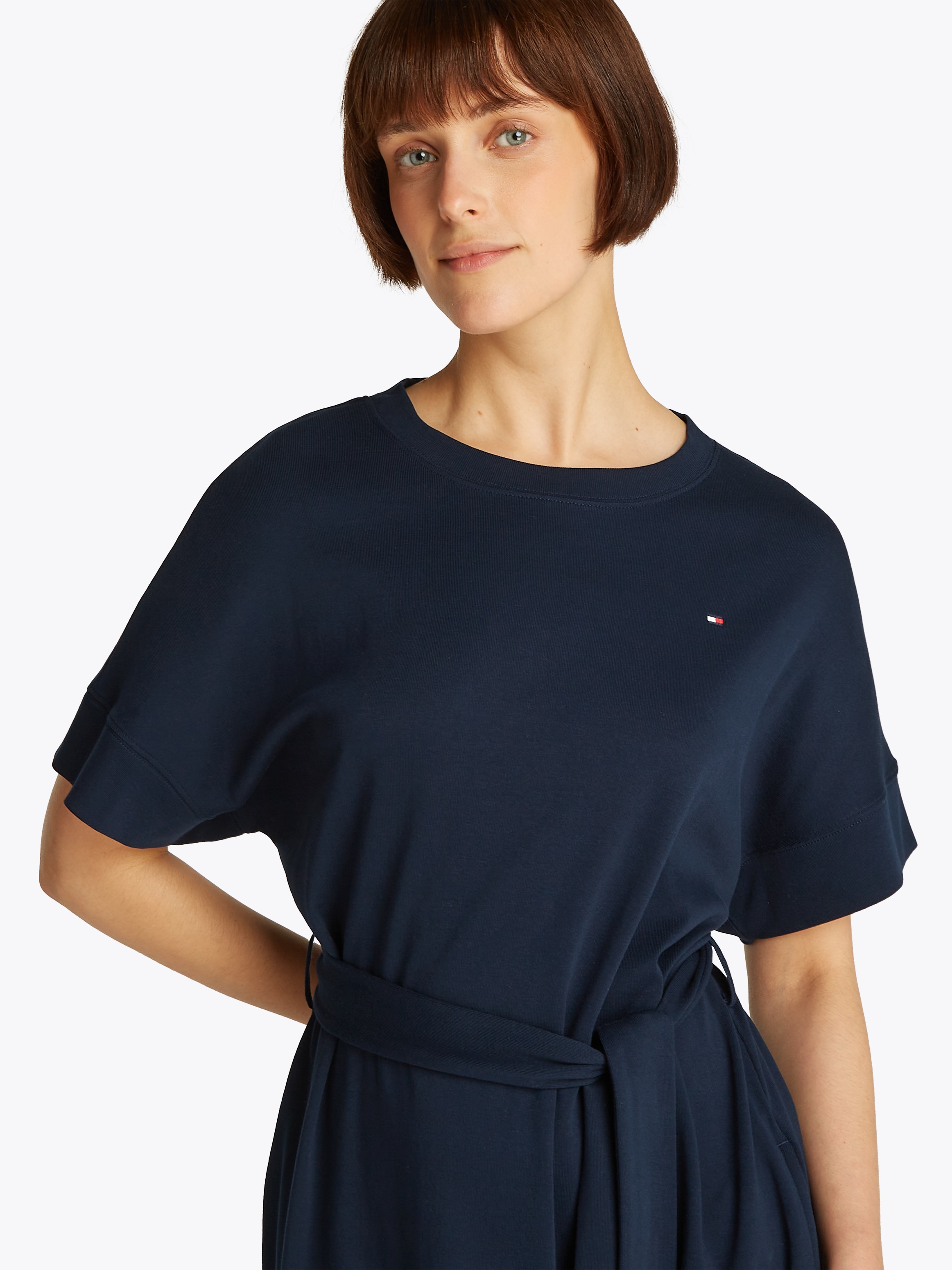 Tommy Hilfiger Blusenkleid »MODERN CODY DRESS«, mit Logostickerei