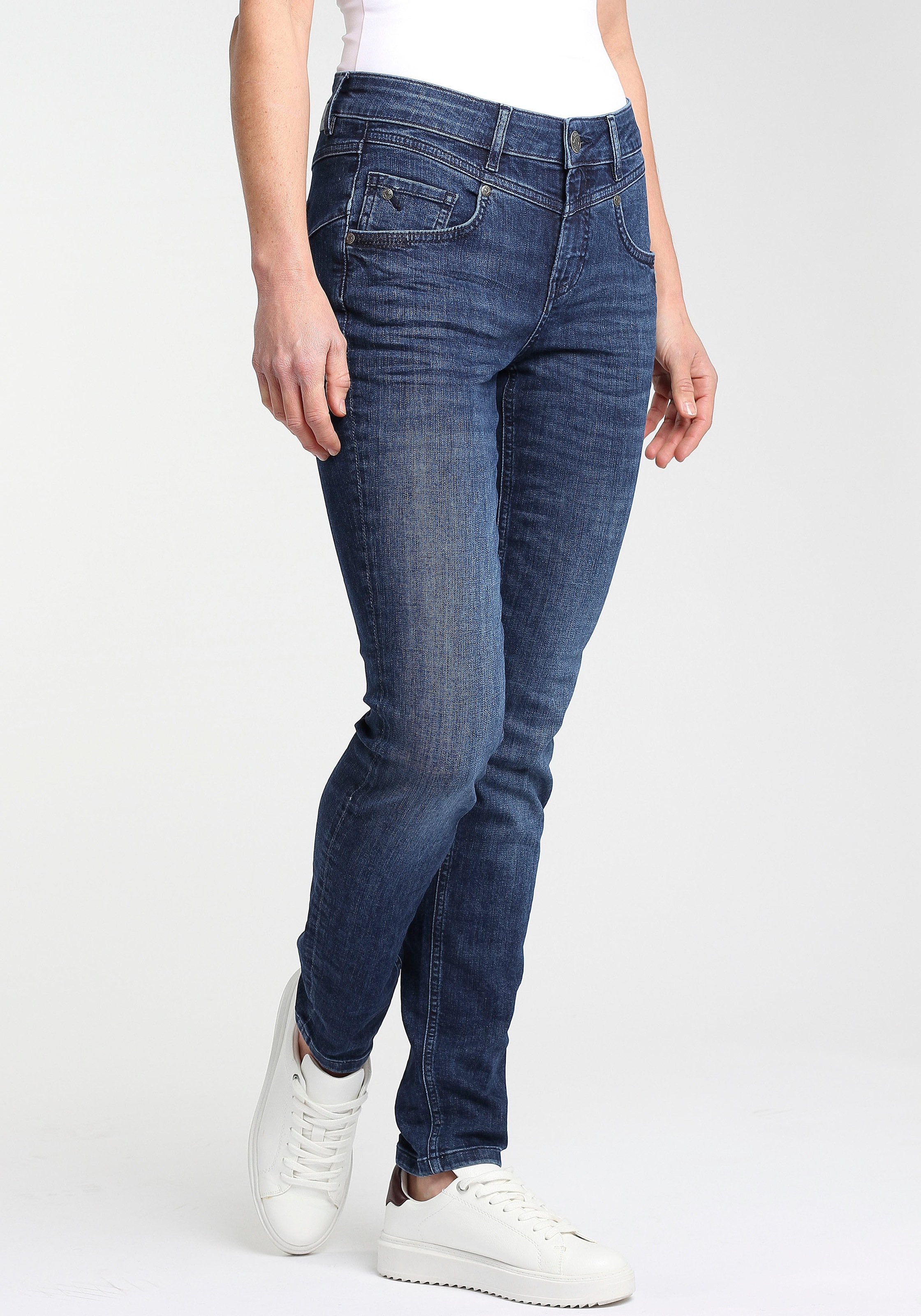 GANG Skinny-fit-Jeans »94MARISSA«, mit modischer V-Passe vorn & hinten  kaufen bei OTTO