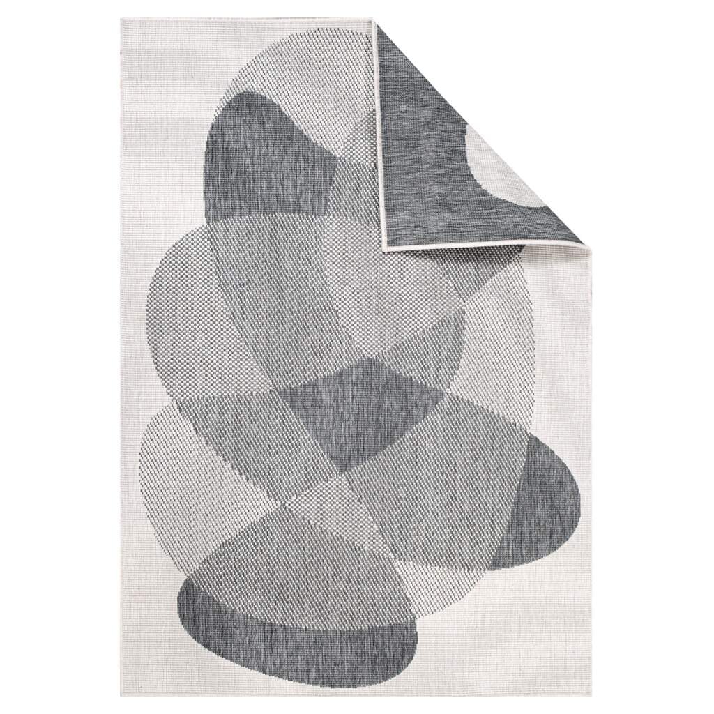 Carpet City Outdoorteppich »DUO RUG 5835«, rechteckig, 5 mm Höhe, Wendeteppich Wetterfest In- & Outdoor, Balkon, Terrasse, Wohnzimmer