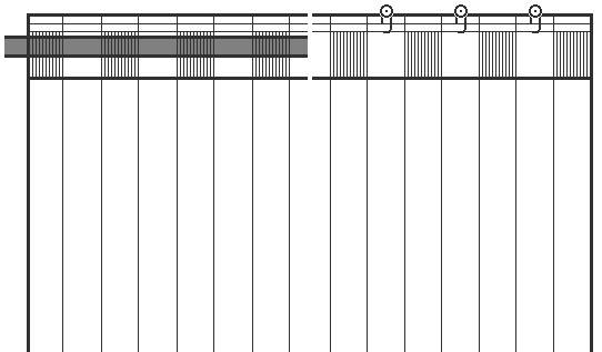 Neutex for you! Vorhang »Allure«, (1 St.), HxB: 245x140, Schal mit verdeckten Schlaufen