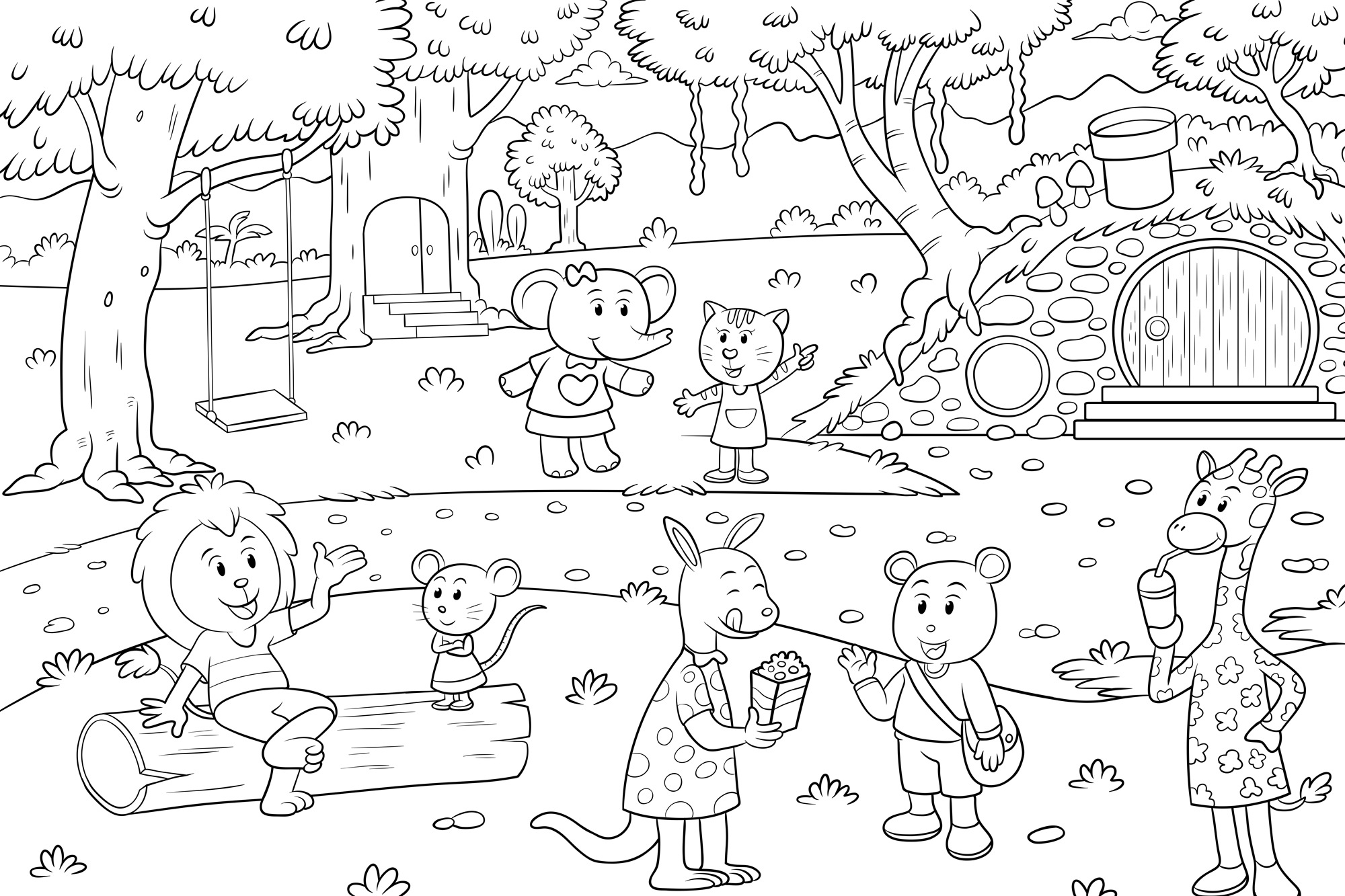 queence Bild »Wildtiere« 1 Stk. tlg. DIY Wandbild aus Dibond