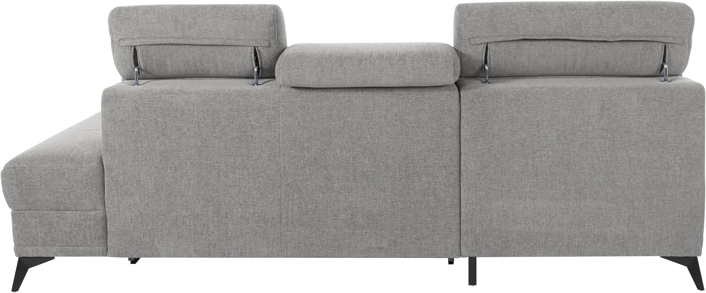 INOSIGN Ecksofa »Cardiz L-Form«, inkl.Kopfteilverstellung und Federkern wahlweise mit Bettfunktion