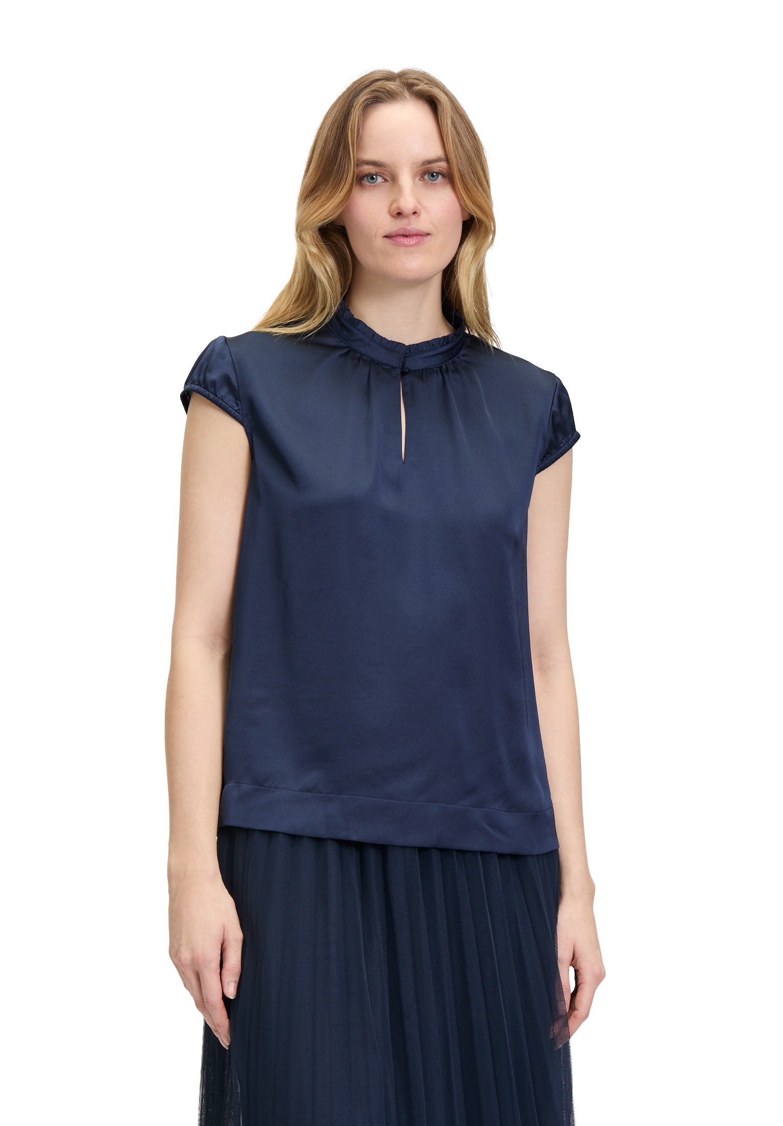 Betty&Co Schlupfbluse »Schlupfbluse kurzarm«