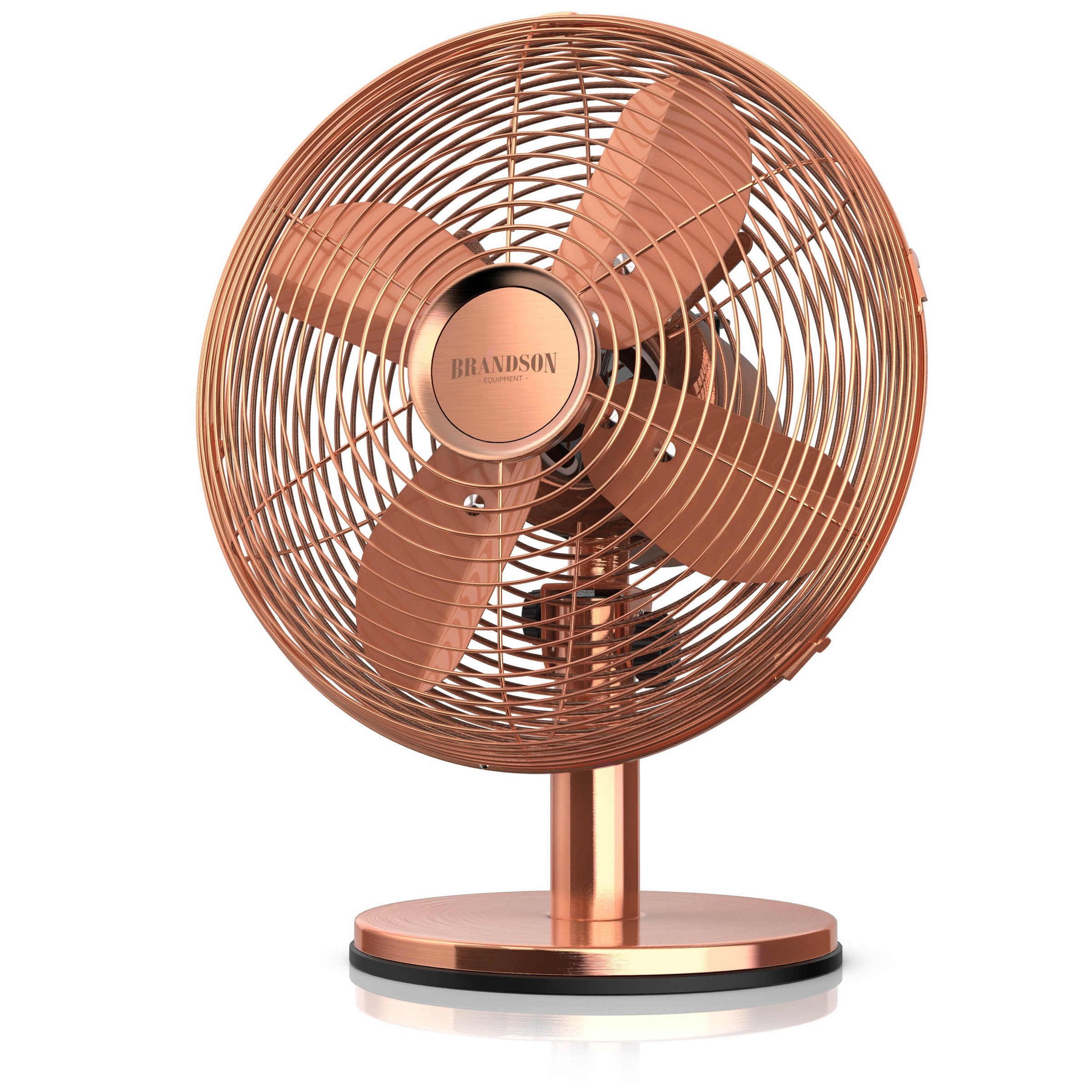 Brandson Tischventilator mit 3 Geschwindigkeitsstufen & Oszillation