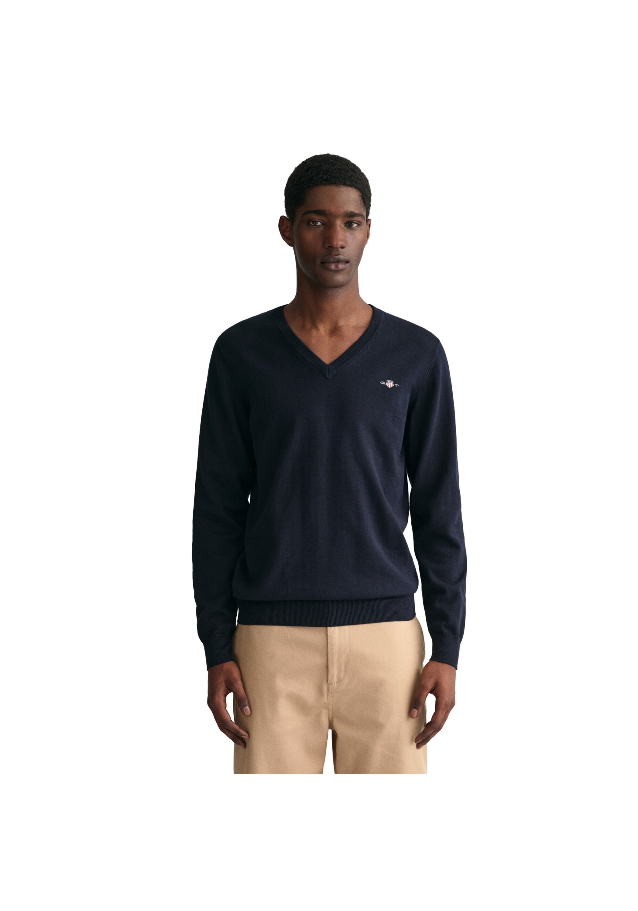 Gant Sweater »Strickpullover CLASSIC COTTON V-NECK«