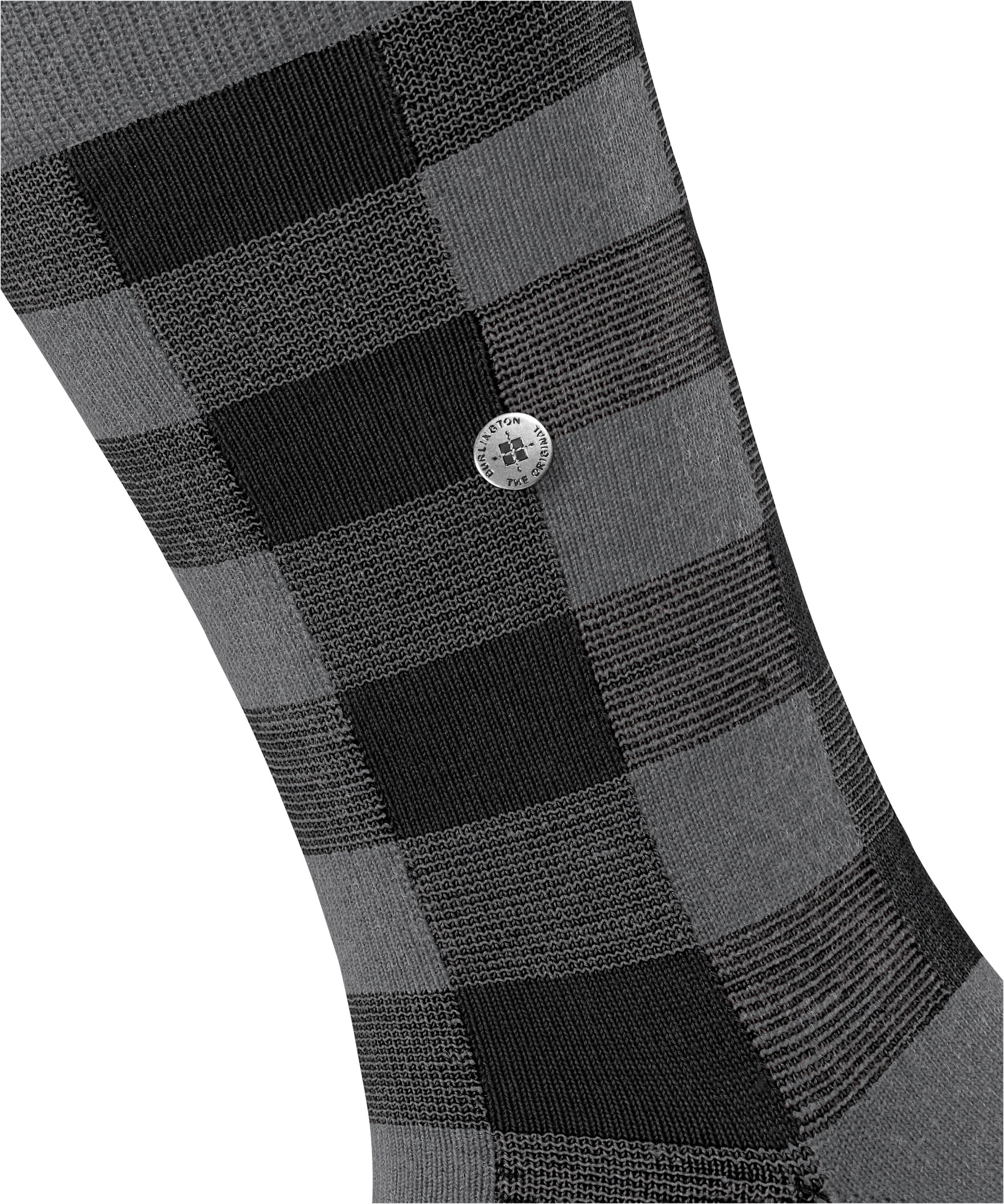 Burlington Socken »Buffalo Check« Einheitsgröße 40-46, wärmende Wollmischung, Holzfäller-Karo
