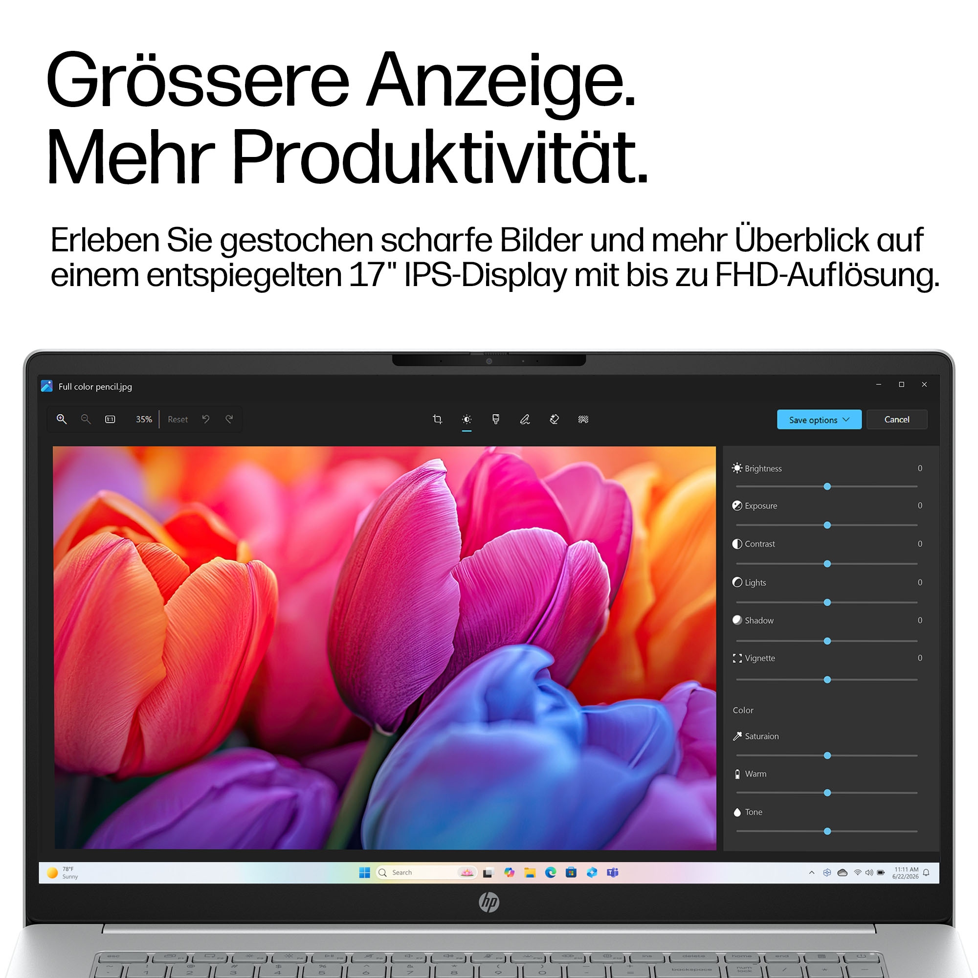 HP Notebook »OmniBook 3 17-dm0071ngx« 43,9 cm / 17,3 ″ AMD Ryzen™ AI 7 Radeon 840M 512 GB SSD