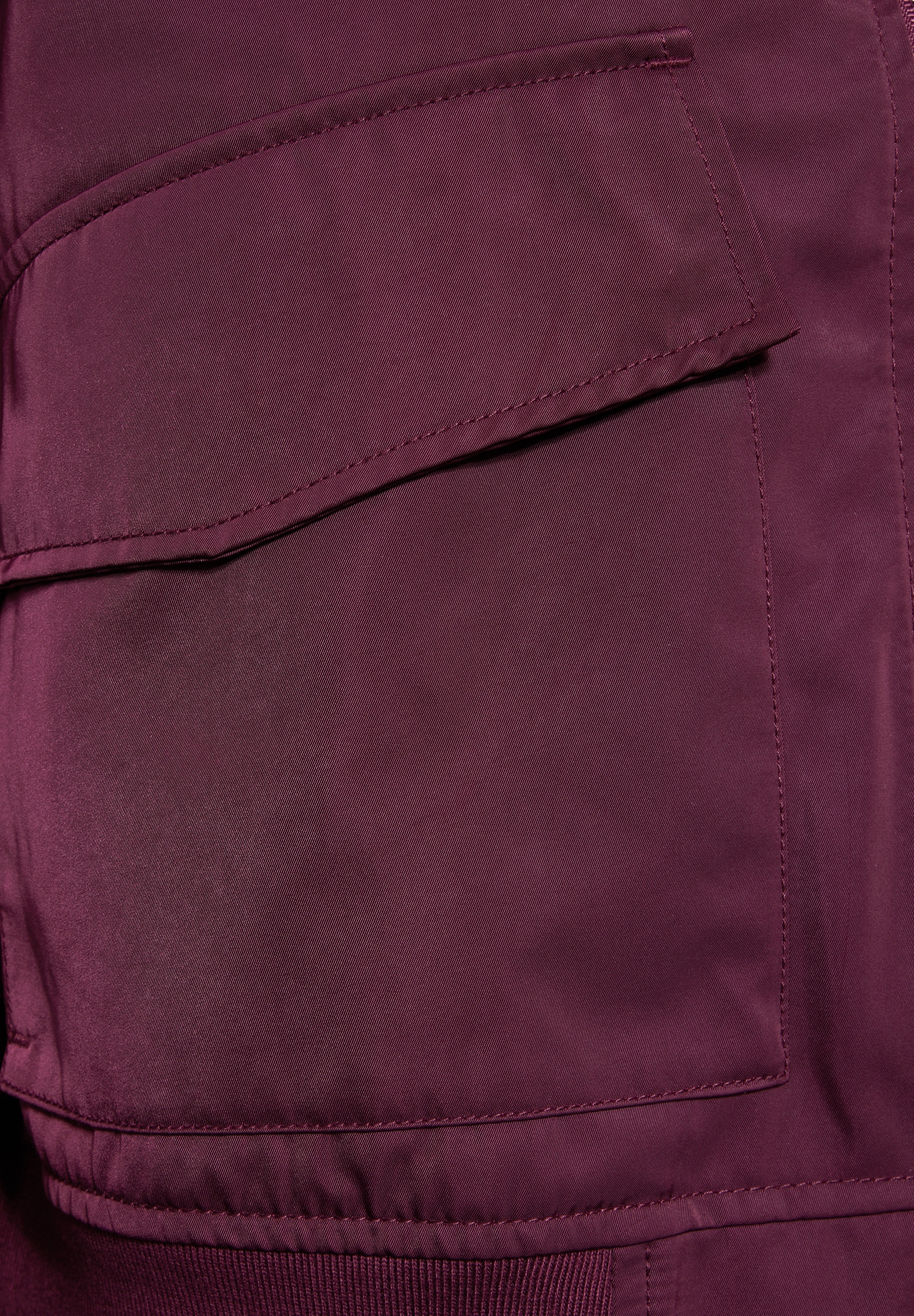 STREET ONE Bomberjacke, im glänzenden Finish
