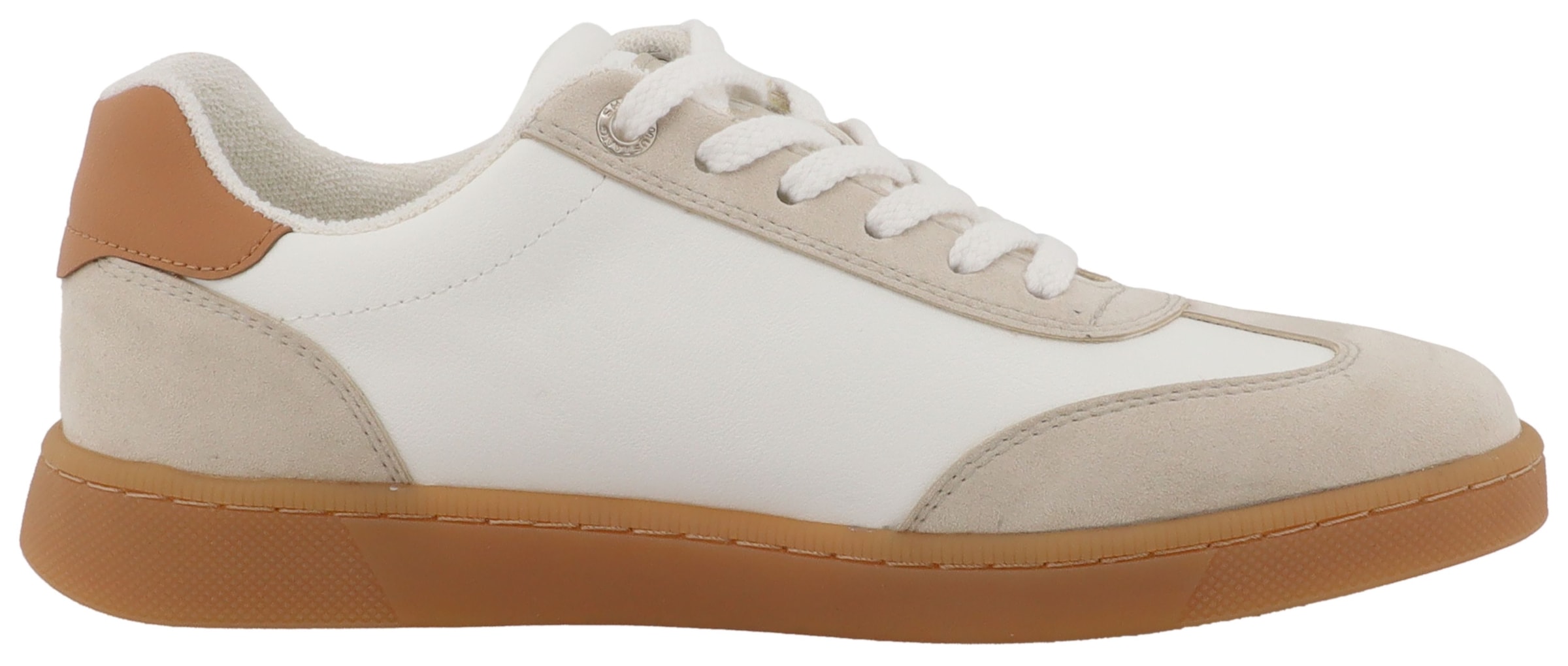 Mustang Shoes Sneaker »Ornella«  Freizeitschuh, Halbschuh, Schnürschuh mit modischen Kontrastbesätzen