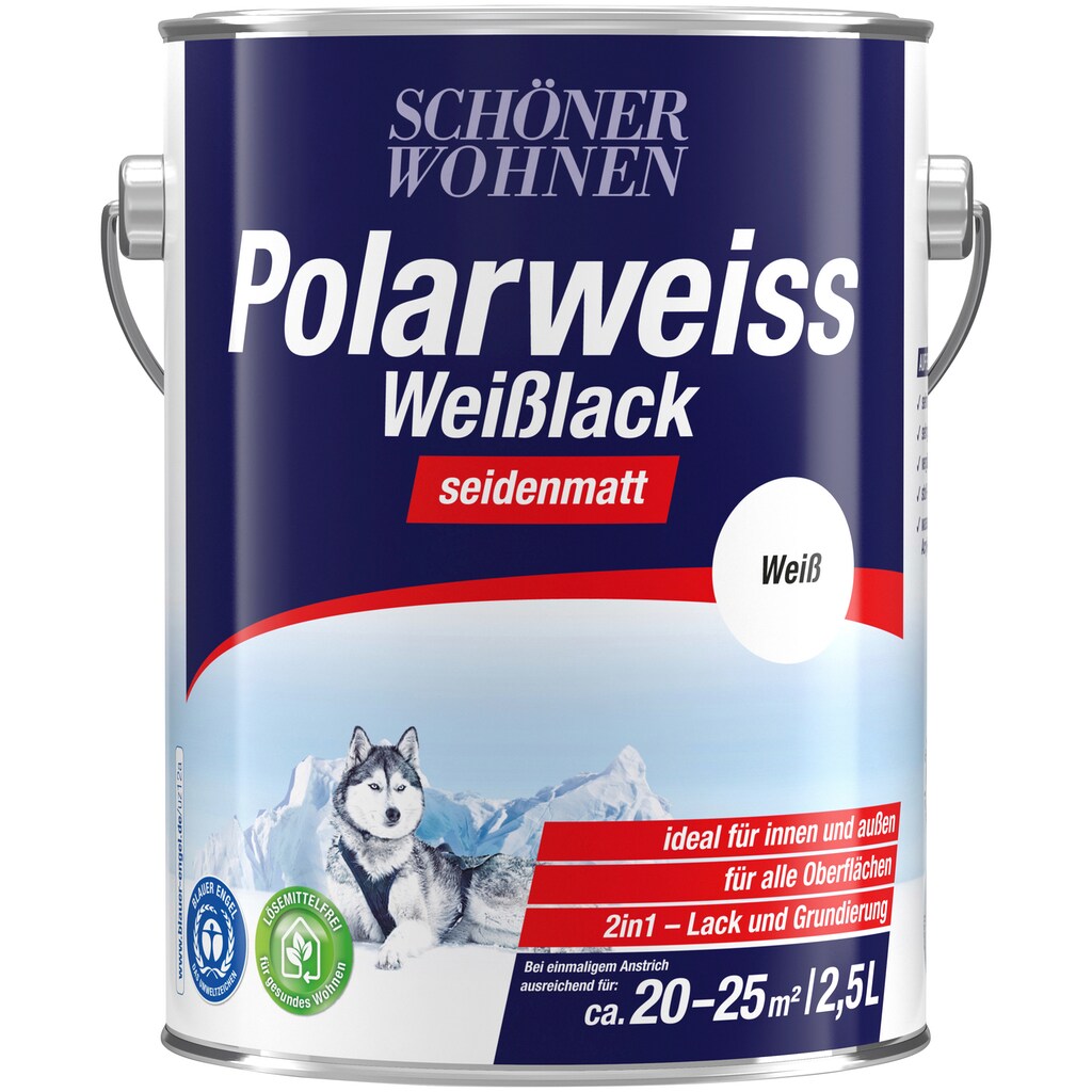 SCHÖNER WOHNEN FARBE Weißlack »Polarweiss«