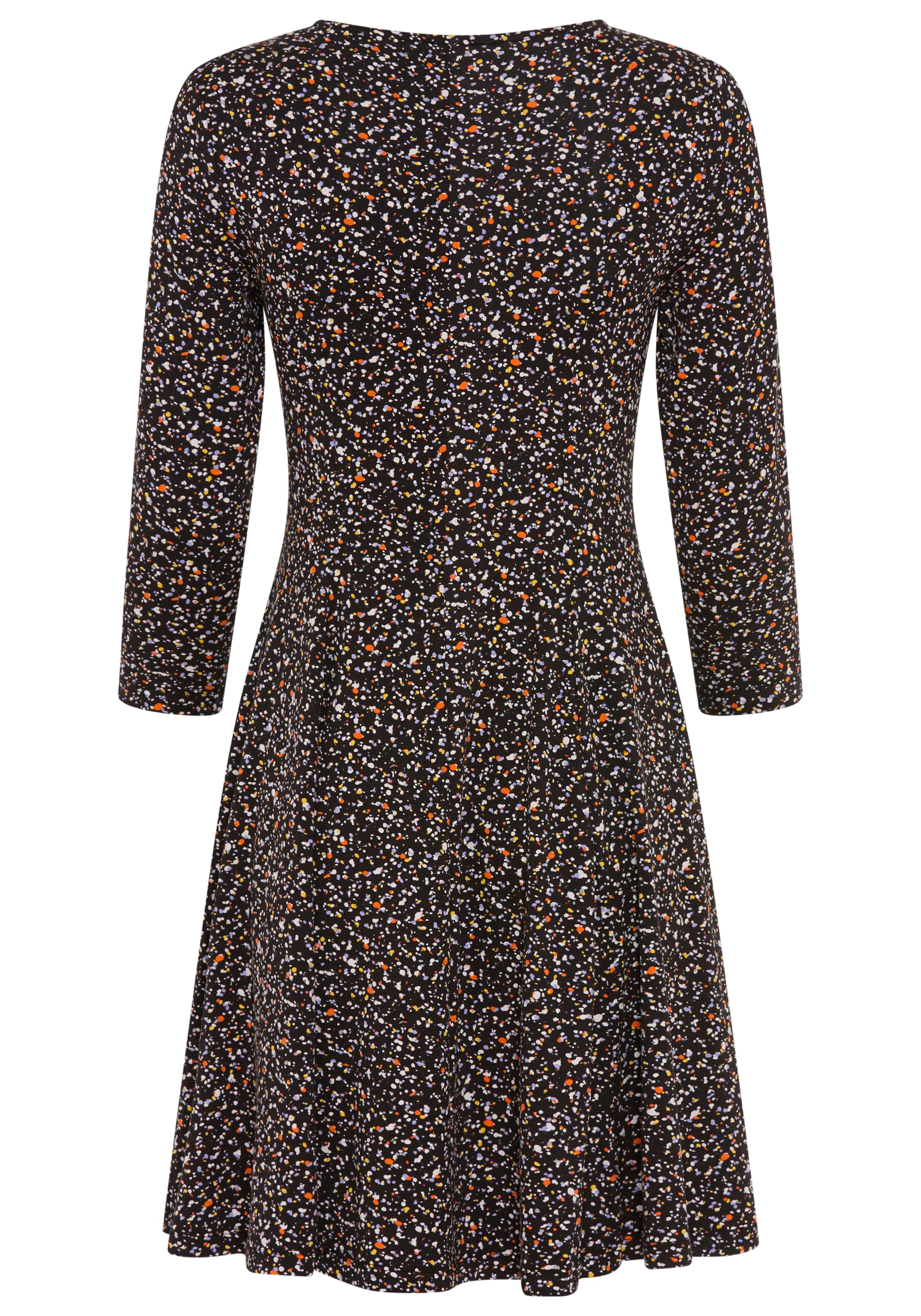 Laura Scott Jerseykleid sportlich-feminines Kleid,  knielang,  mit floralem Allovermuster