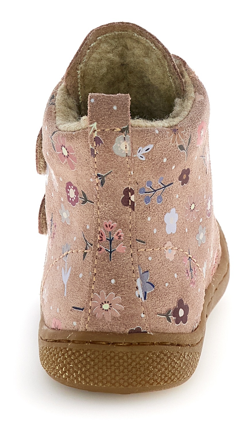 Naturino Lauflernschuh »Bubble Wide«  Klettstiefel mit Wollfutter, Größenschablone zum Download