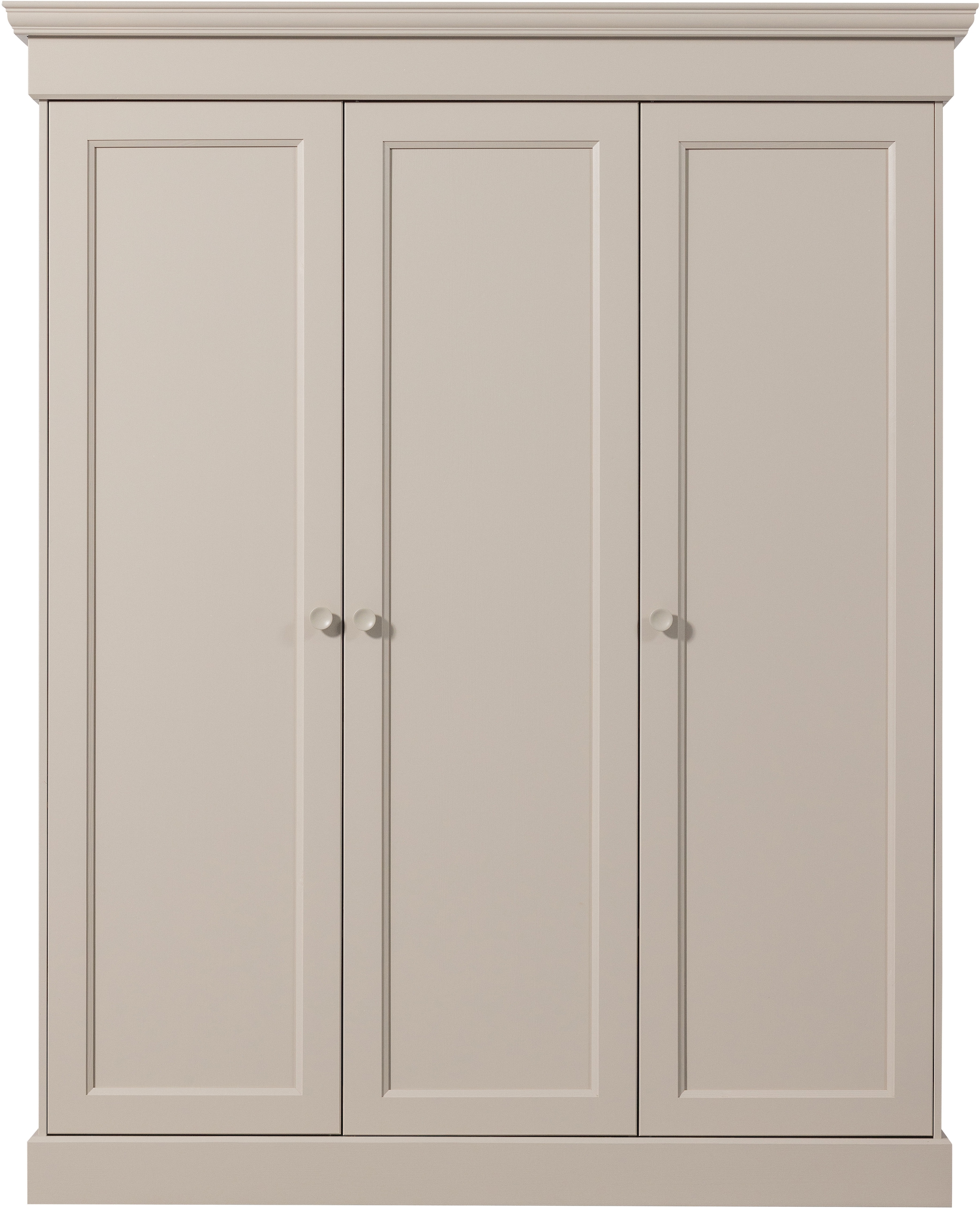 WOOOD Kleiderschrank »WOOOD OLIVIA KLEIDERSCHRANK KIEFER DUST [fsc]« Kleiderschrank Olivia, FSC-Kiefer, viel Stauraum, erweiterbar