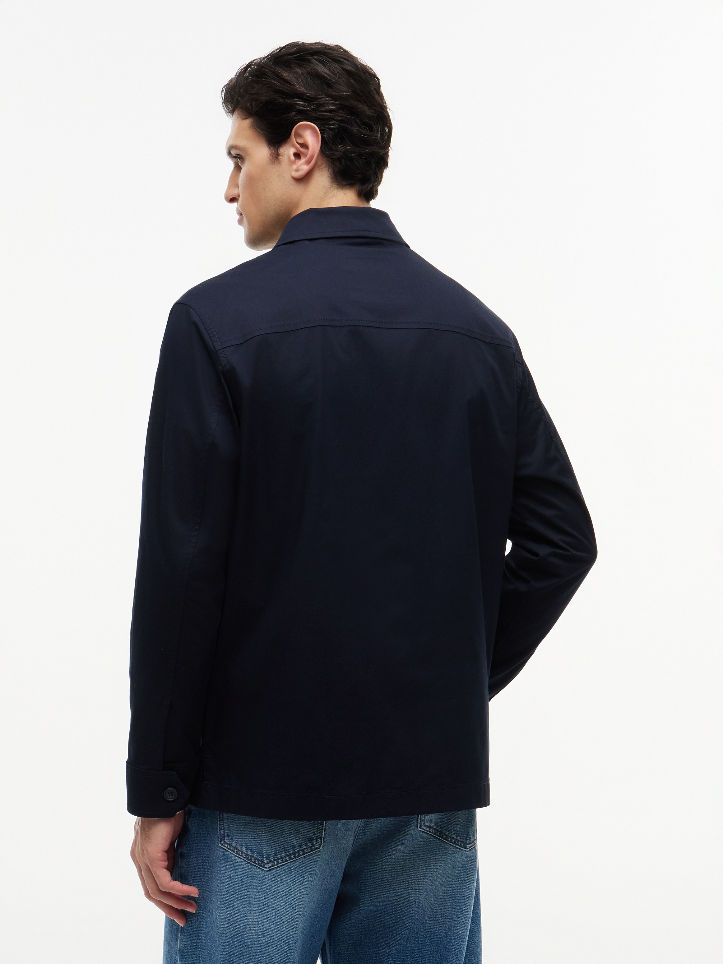 Tommy Hilfiger Hemdjacke »COTTON BLEND SHIRT JACKET« aus Baumwoll-Mix, Regular Fit