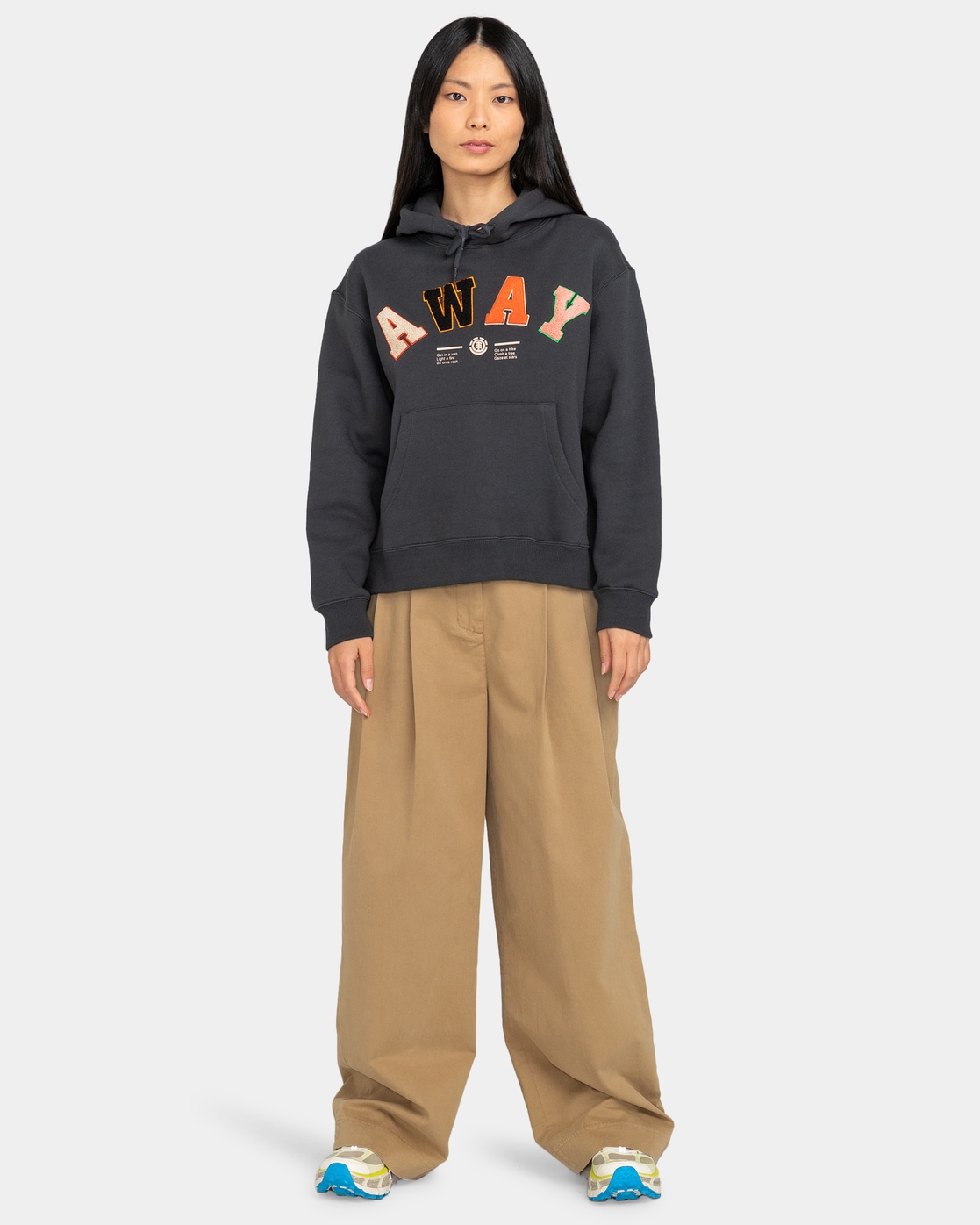 Element Fleecejacke »Away«, mit Kapuze