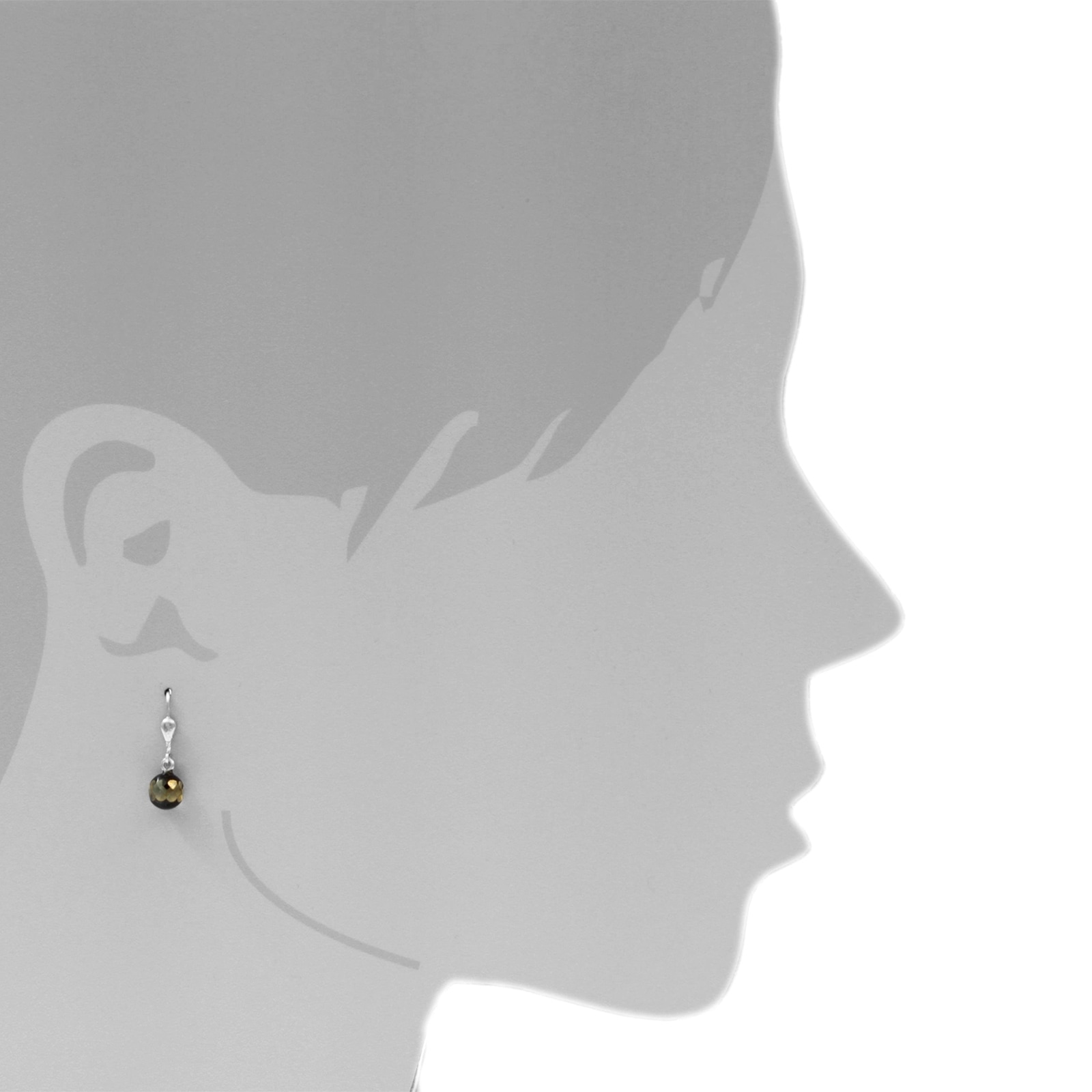 OSTSEE-SCHMUCK Paar Ohrhänger »- Klassisch 7 mm - Silber 925/000 - Bernstein«