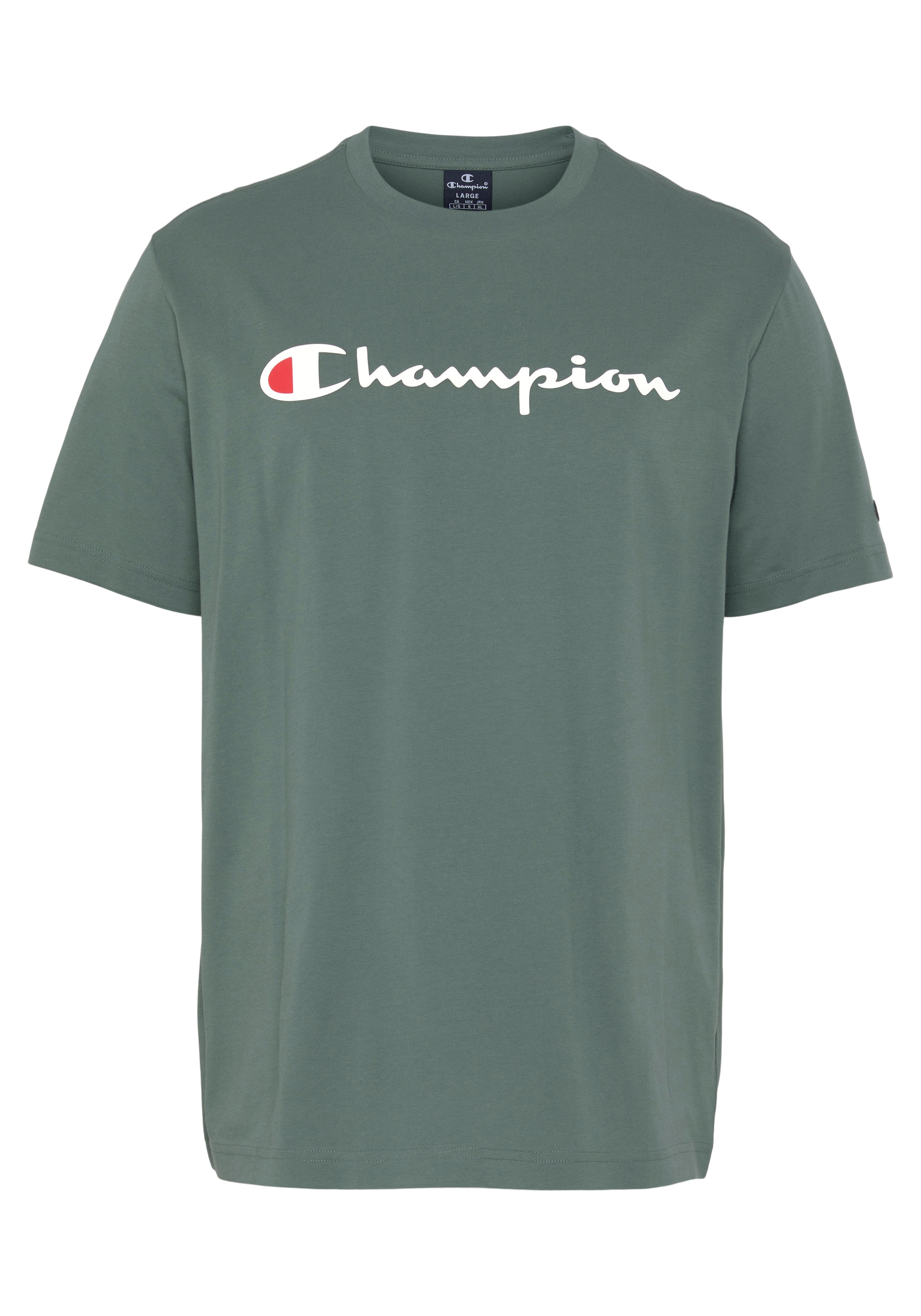 Champion T-Shirt »Classic Crewneck T-Shirt bei large OTTO online Logo« bestellen