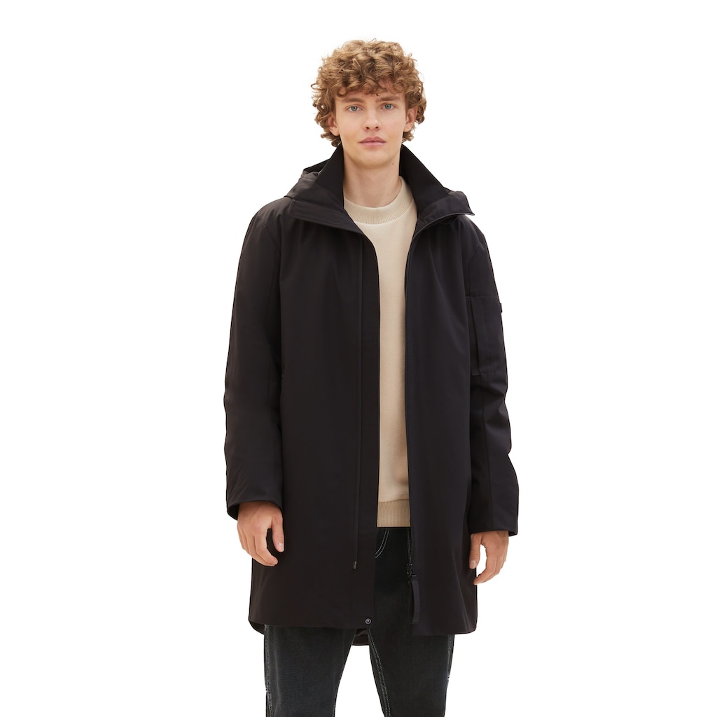 TOM TAILOR Denim Parka, mit Kapuze