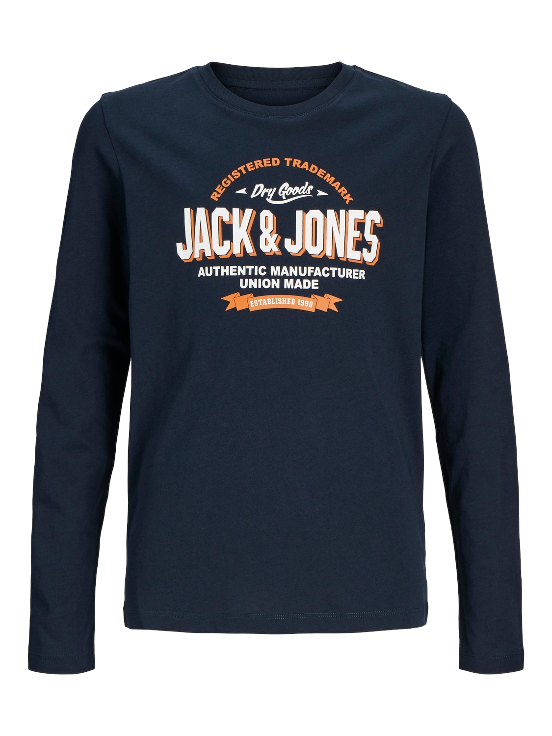 Jack & Jones Junior Langarmshirt »JJELOGO TEE LS O-NECK 2 COL NOOS JNR«