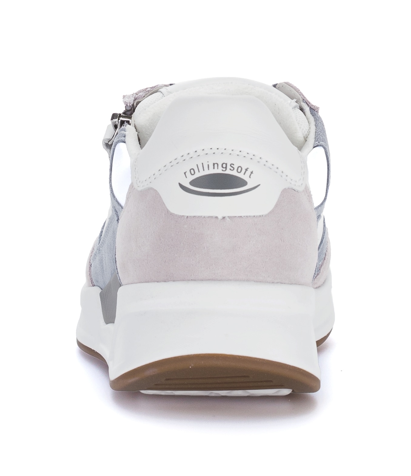 Gabor Rollingsoft Keilsneaker  , Freizeitschuh, Halbschuh, Schnürschuh mit Kontrastbesätzen, G-Weite