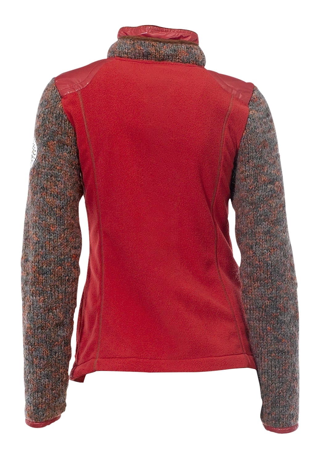 heine Shirtjacke »Sweatjacke Fleecejacke mit gestrickten Ärmeln«