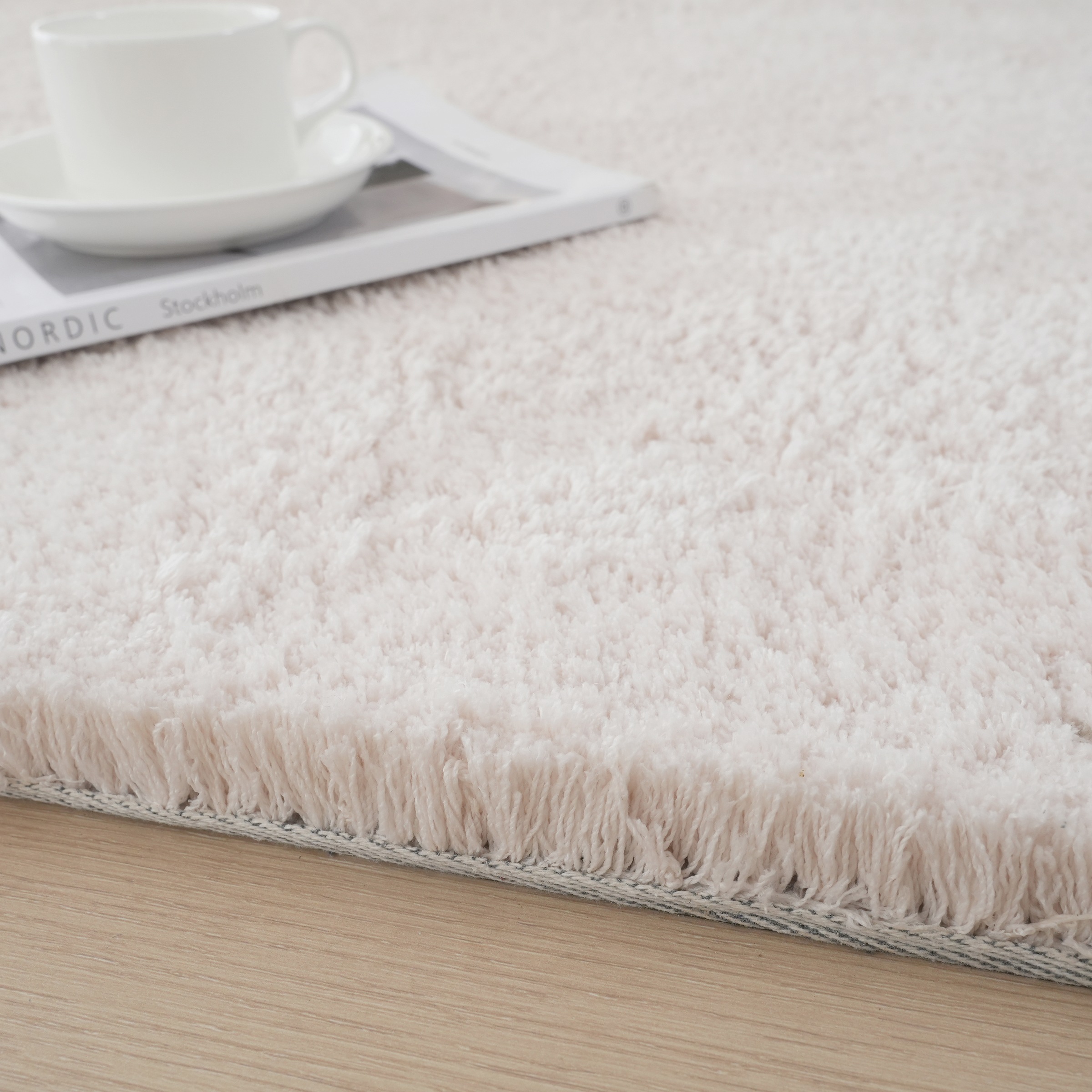 my home Hochflor-Teppich »Microfaser Teppich Magong, besonders weich, sehr feiner Flor«, rechteckig, 25 mm Höhe, uni, Wohnzimmer, Schlafzimmer, Kinderzimmer, auch rund und als Läufer