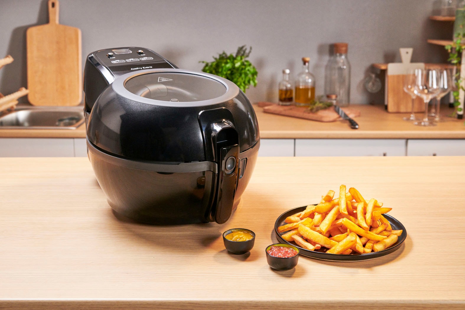 Tefal Heißluftfritteuse »FZ7228 ActiFry Extra«, 1500 W, Fassungsvermögen 1,2 kg, Timer, geruchsfrei