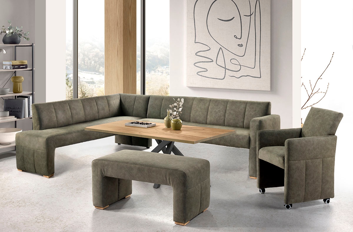exxpo - sofa fashion Essbank, elegant und modern mit hohem Sitzkomfort