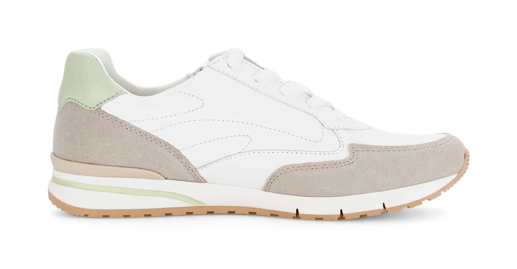 Gabor Keilsneaker »FLORENZ«  , Freizeitschuh, Halbschuh, Schnürschuh mit Kontrastbesätzen, G-Weite