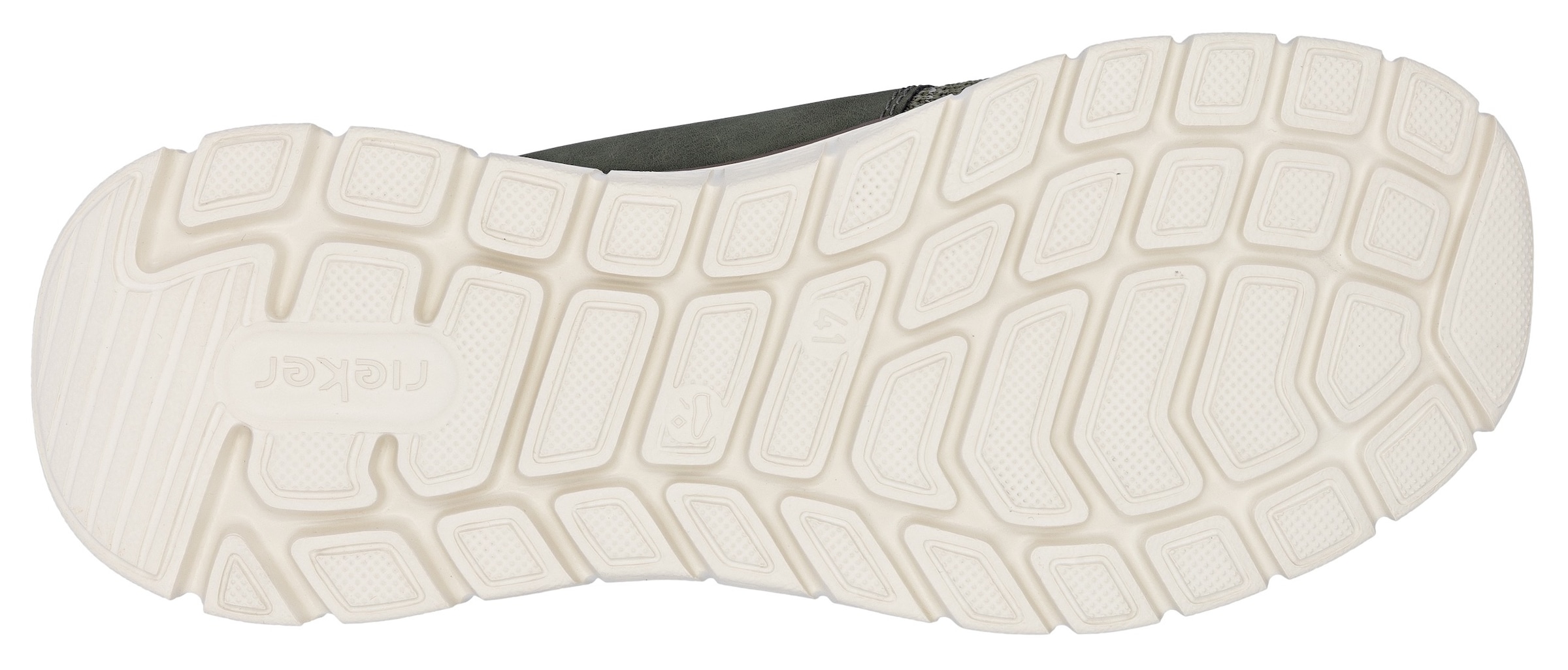 Rieker Slip-On Sneaker  , Freizeitschuh, Halbschuh, Schlupfschuh, gepolsterter Fersenabschluss