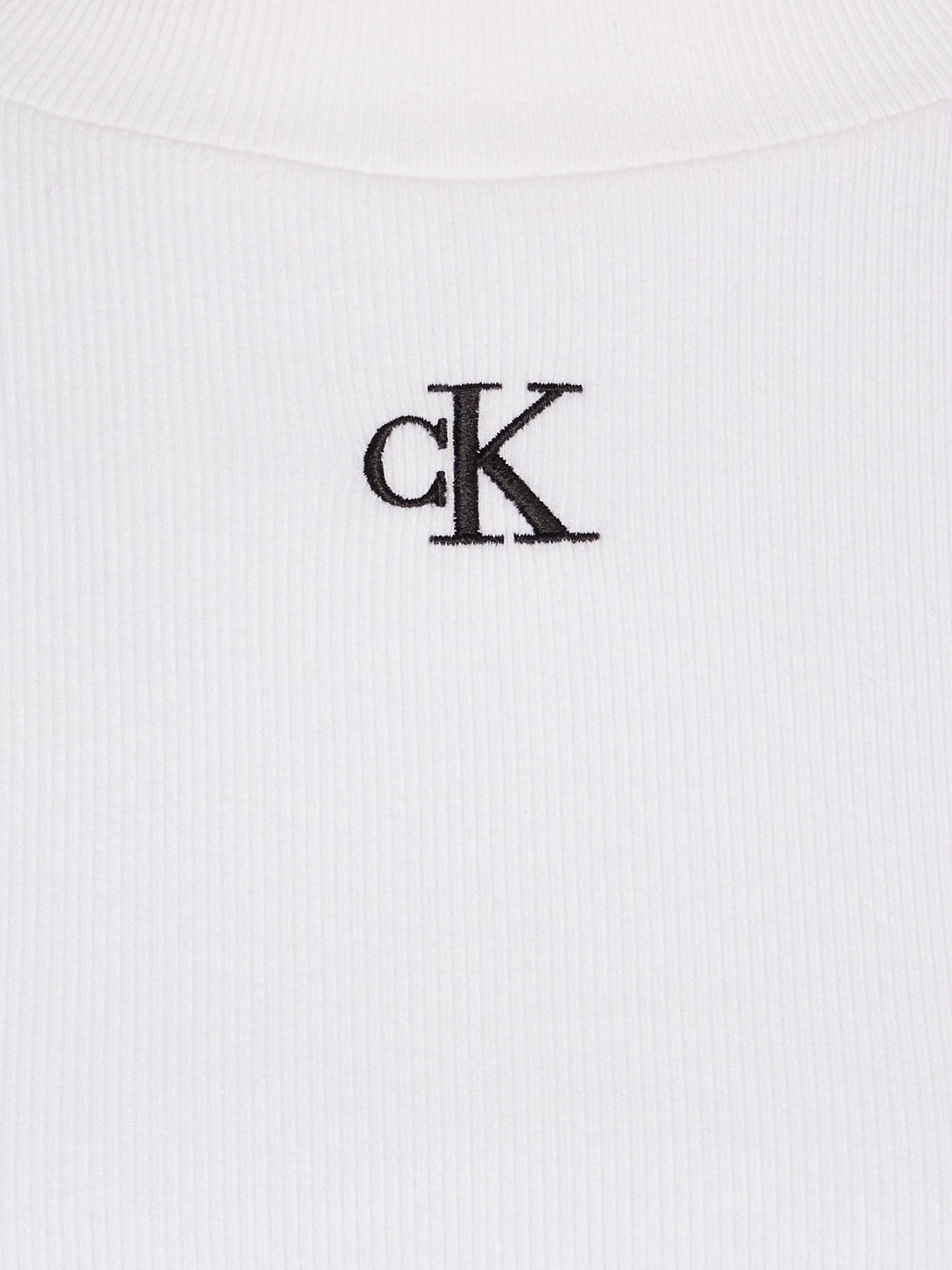 Calvin Klein Jeans T-Shirt »CK RIB BABY TEE«, in kurzer Form
