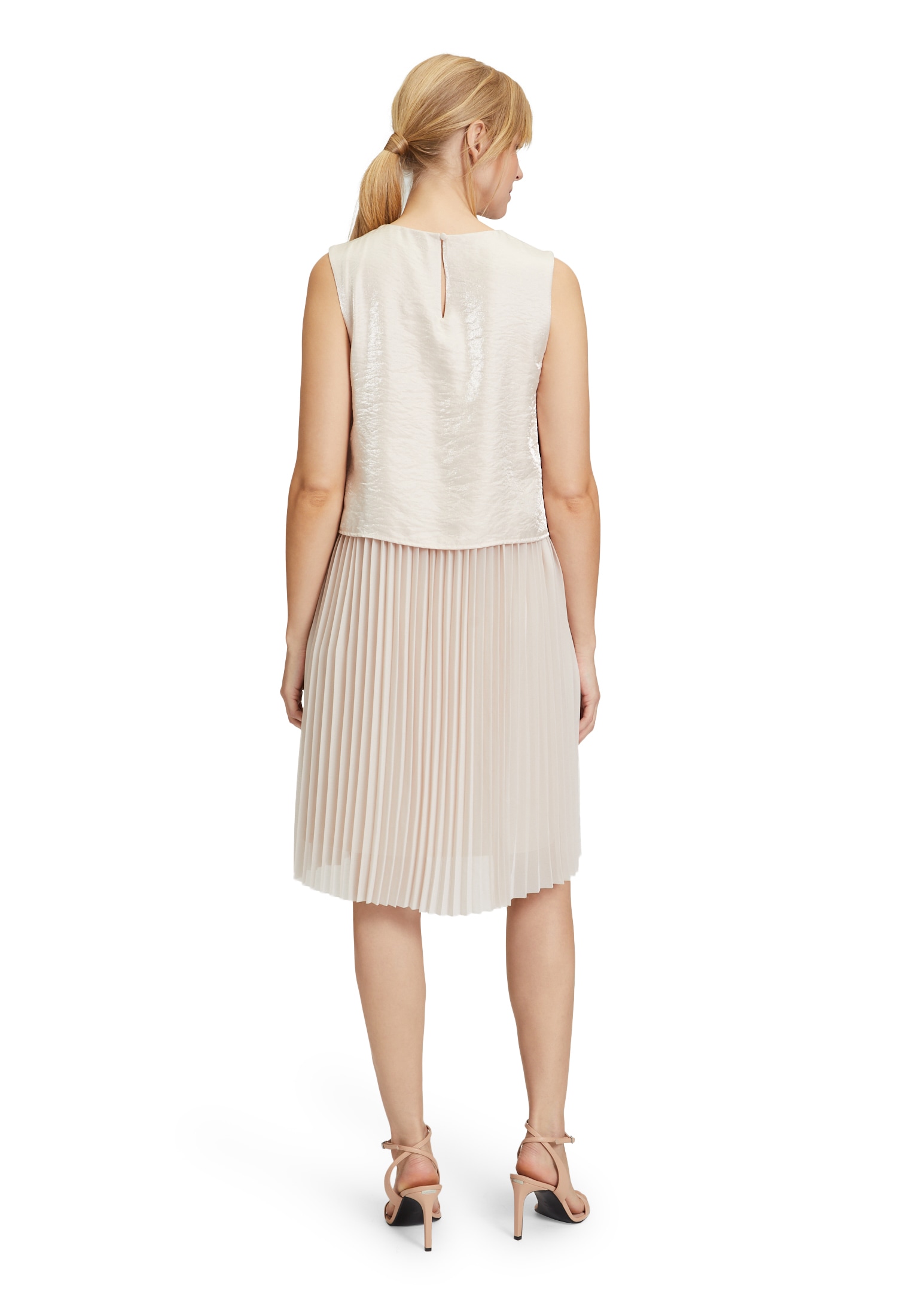 Betty&Co Midikleid »Stufenkleid mit Plissee«