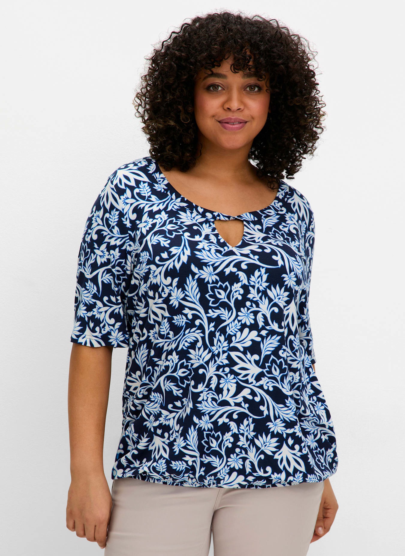 Sheego T-Shirt »T-Shirt«, (1 tlg.)