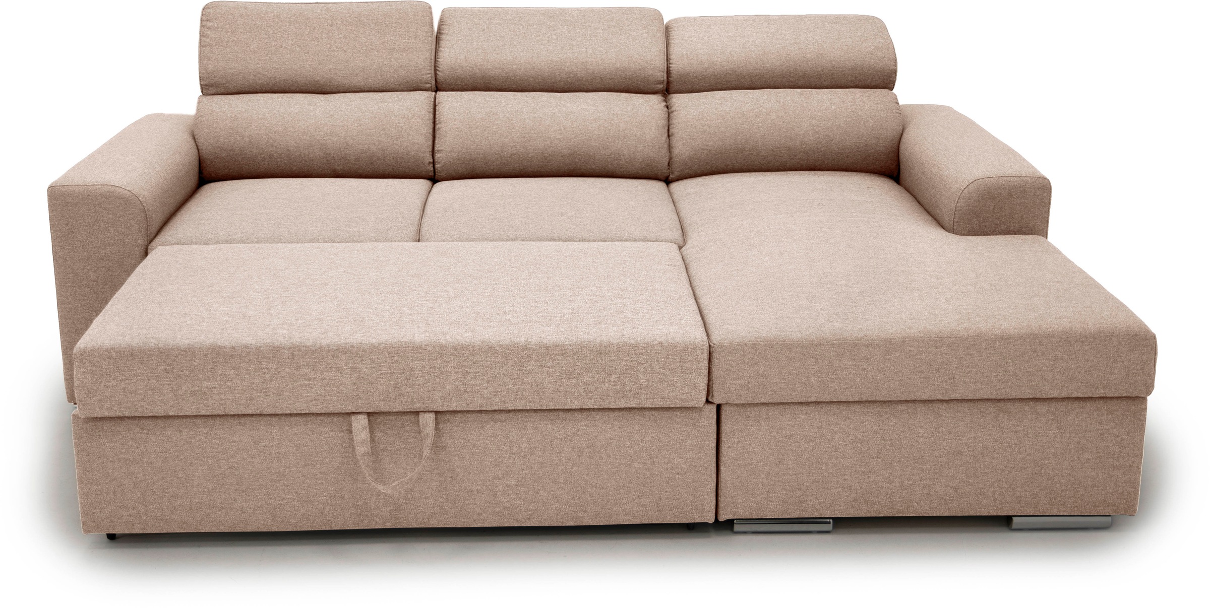 GEPADE Ecksofa »Hella, L-Form«, inkl. Bettfunktion und Bettkasten
